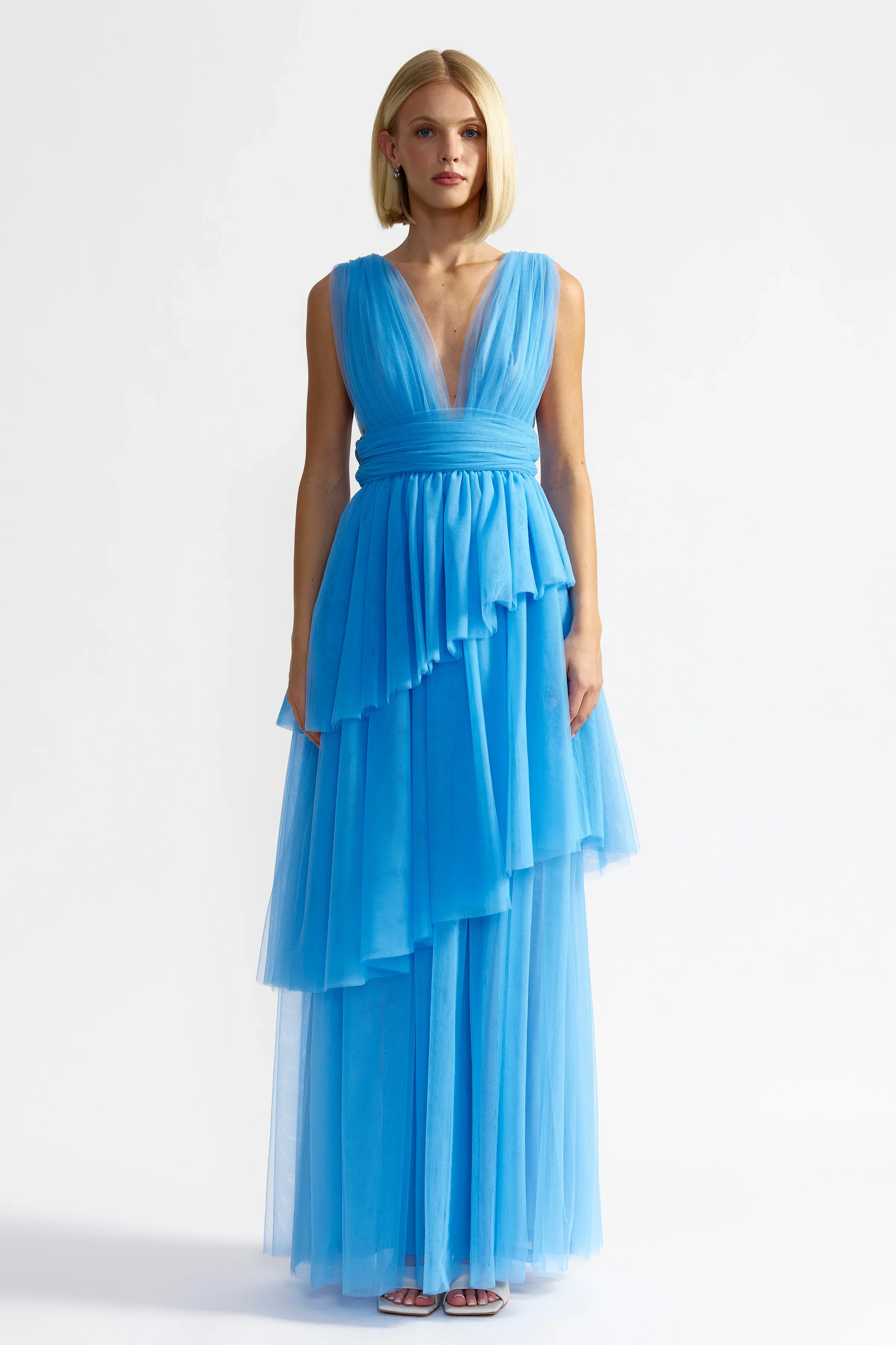 Lexi Romeo Dress - Sky Blue