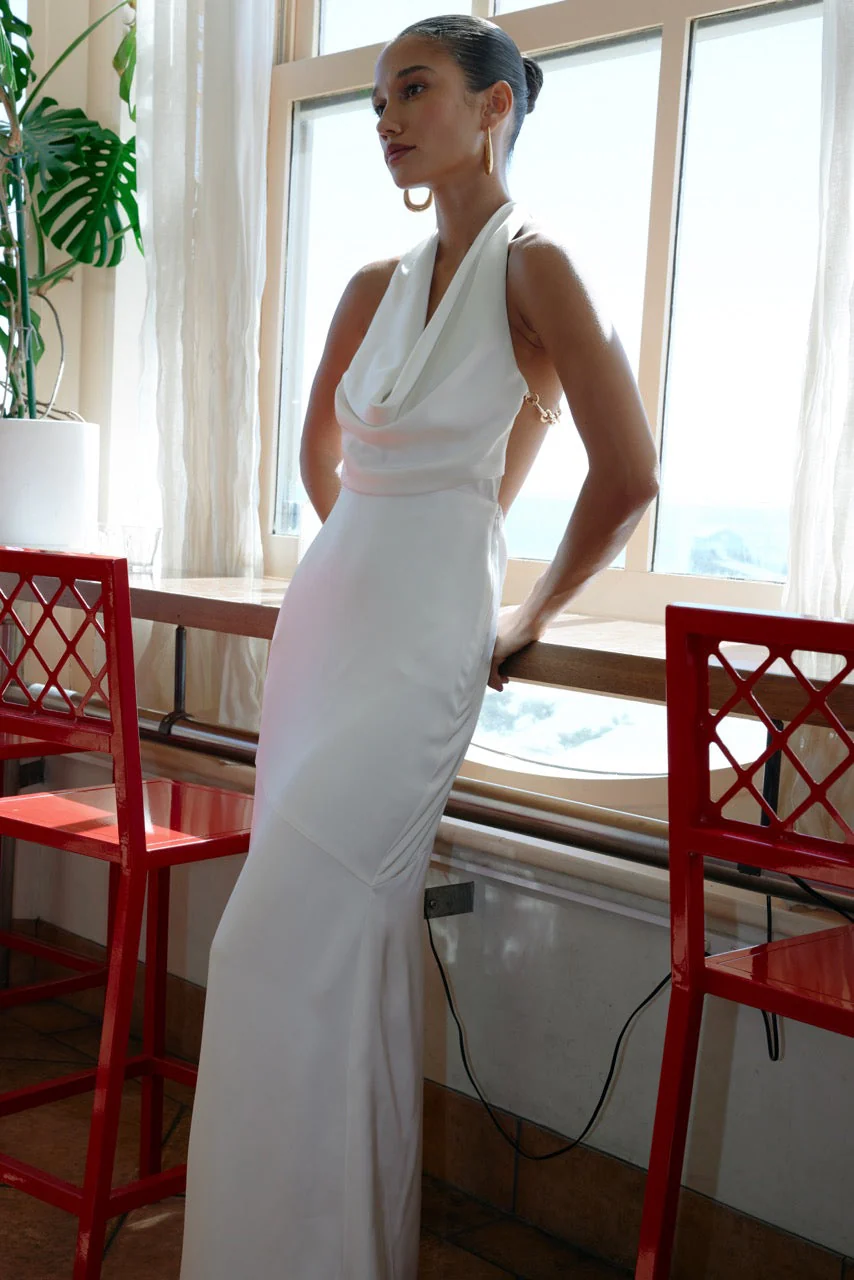 Lexi Silvana Dress - Oyster - Image 2