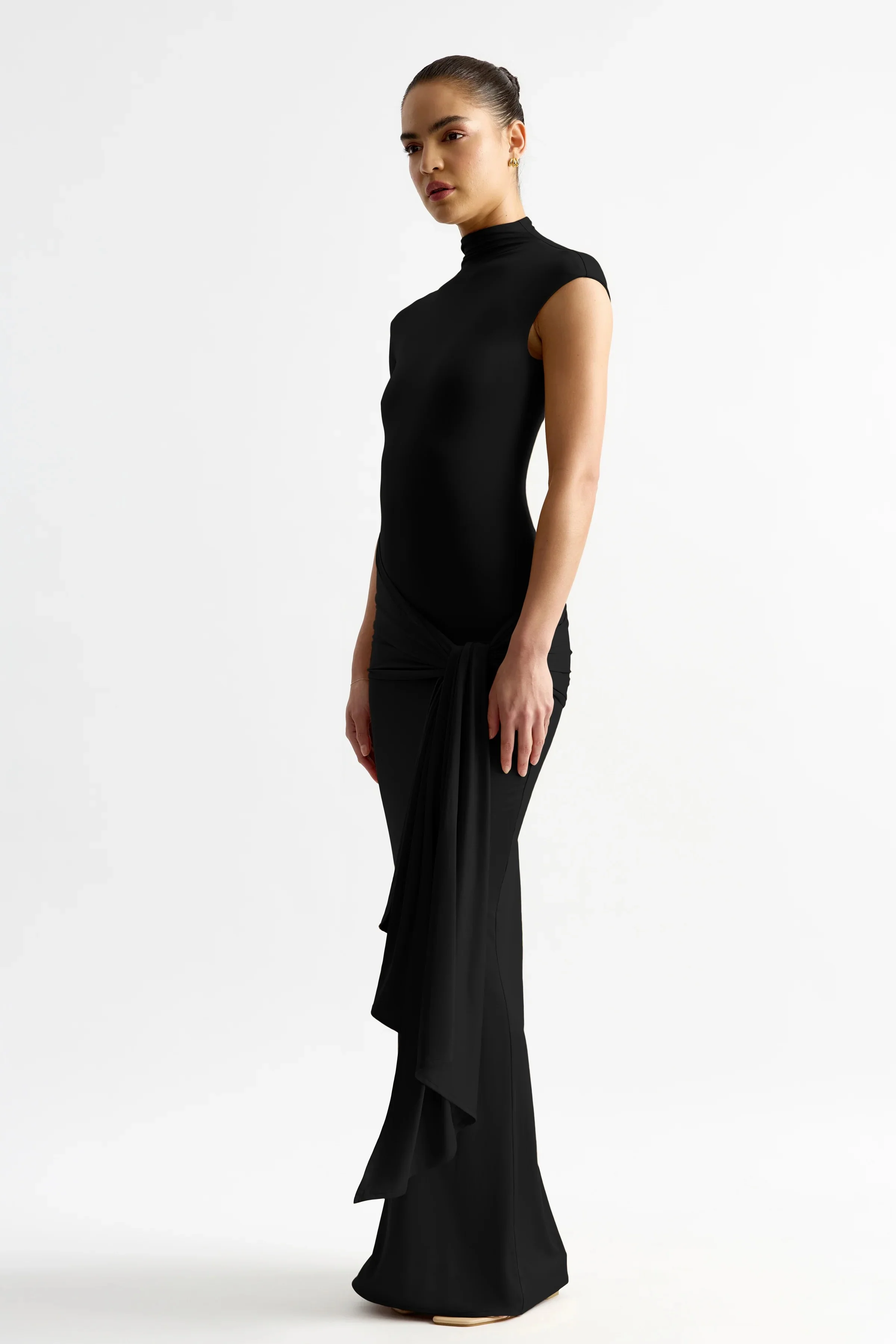 Lexi Thierry Dress - Black - Image 3