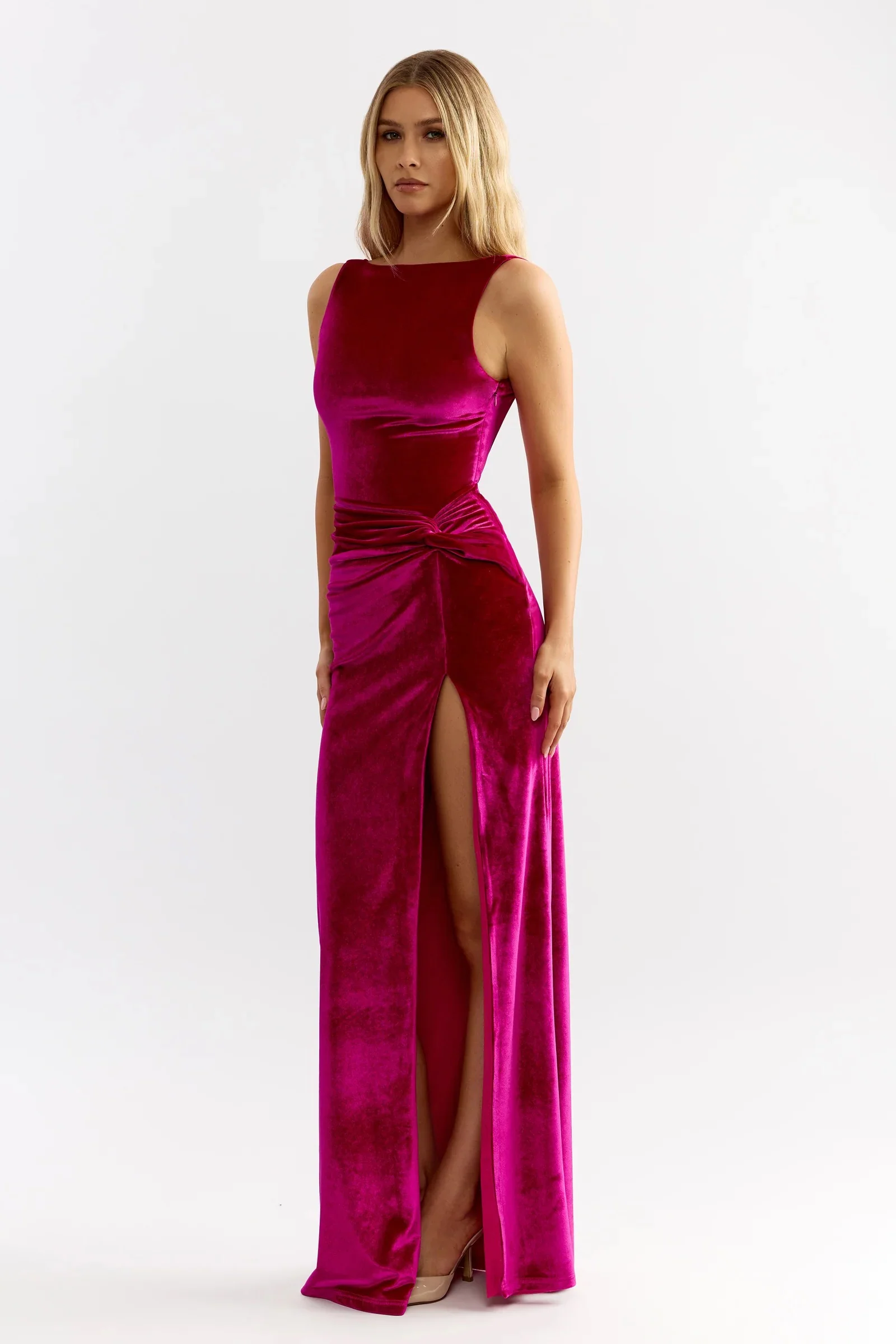 Lexi Whitney Dress - Berry - Image 2