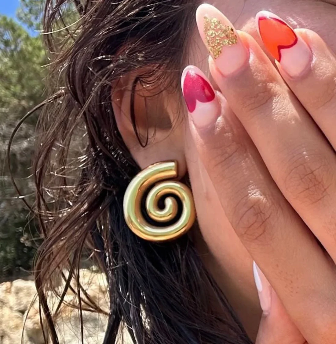 Love Her Adriana Earrings - Gold - Image 4
