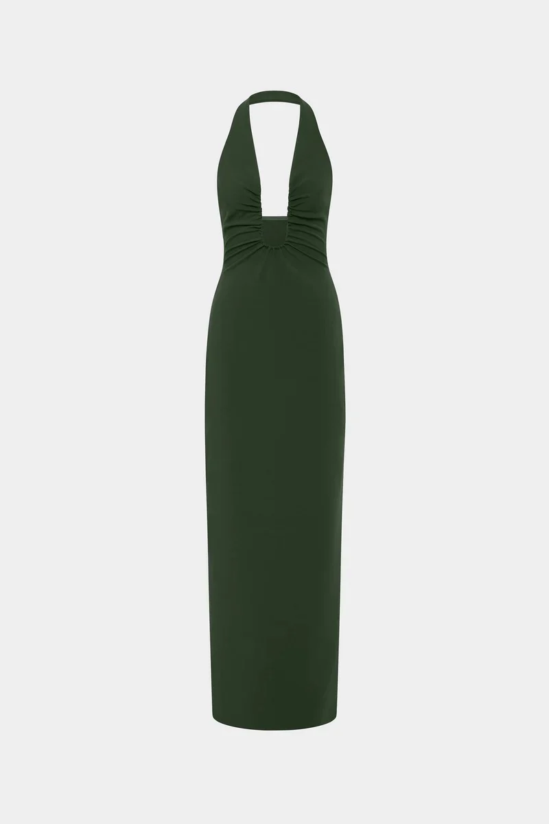 Misha Alusia Dress - Moss - Image 3