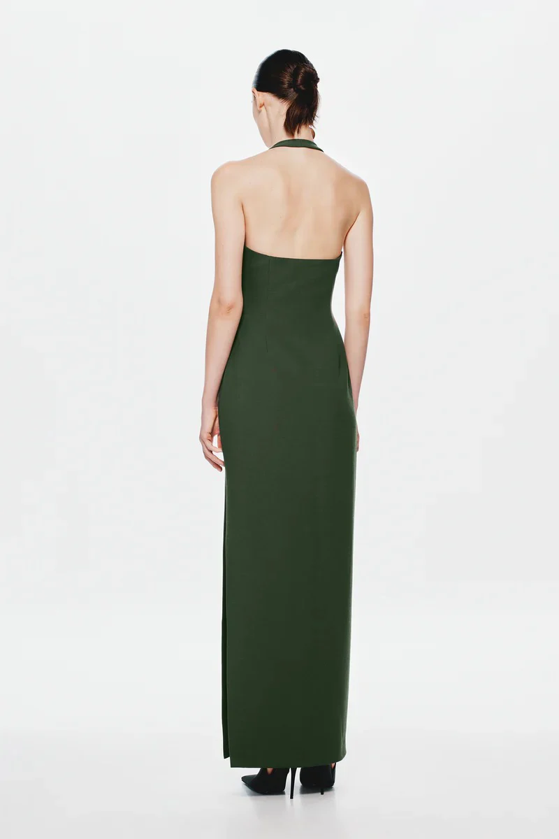 Misha Alusia Dress - Moss - Image 4