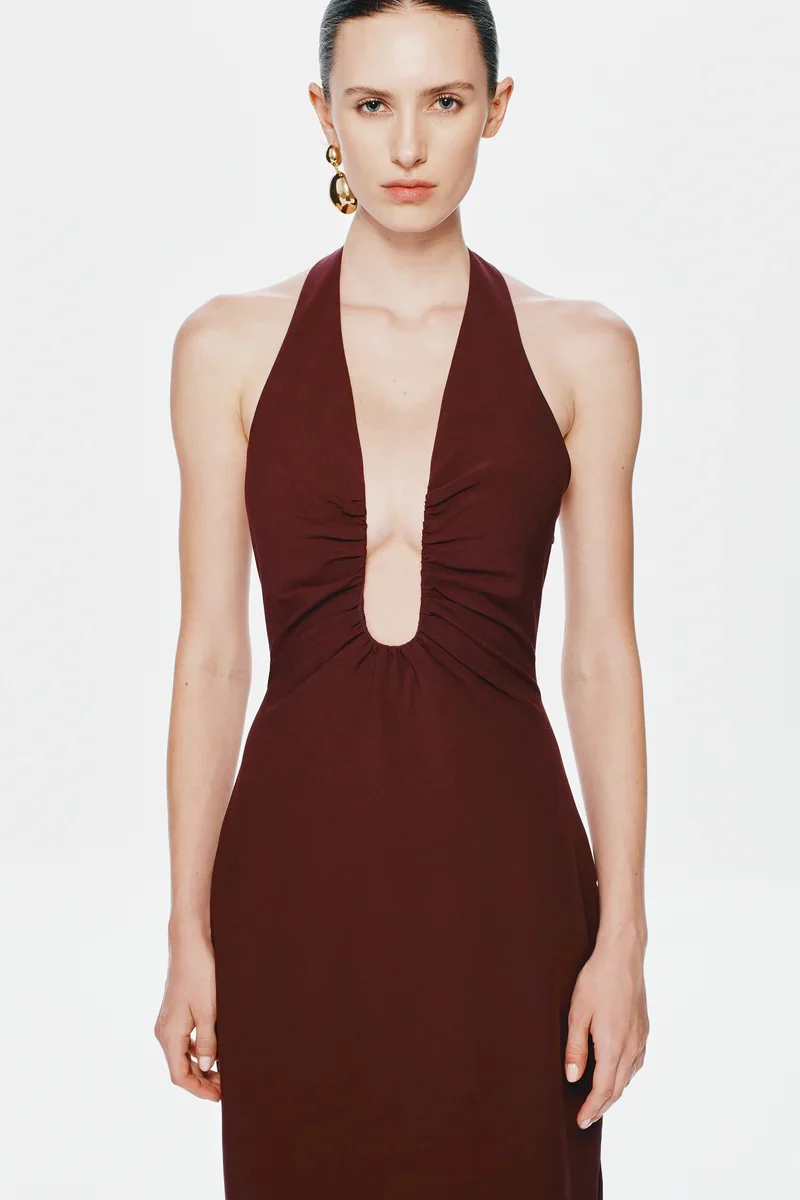 Misha Alusia Dress - Port - Image 5