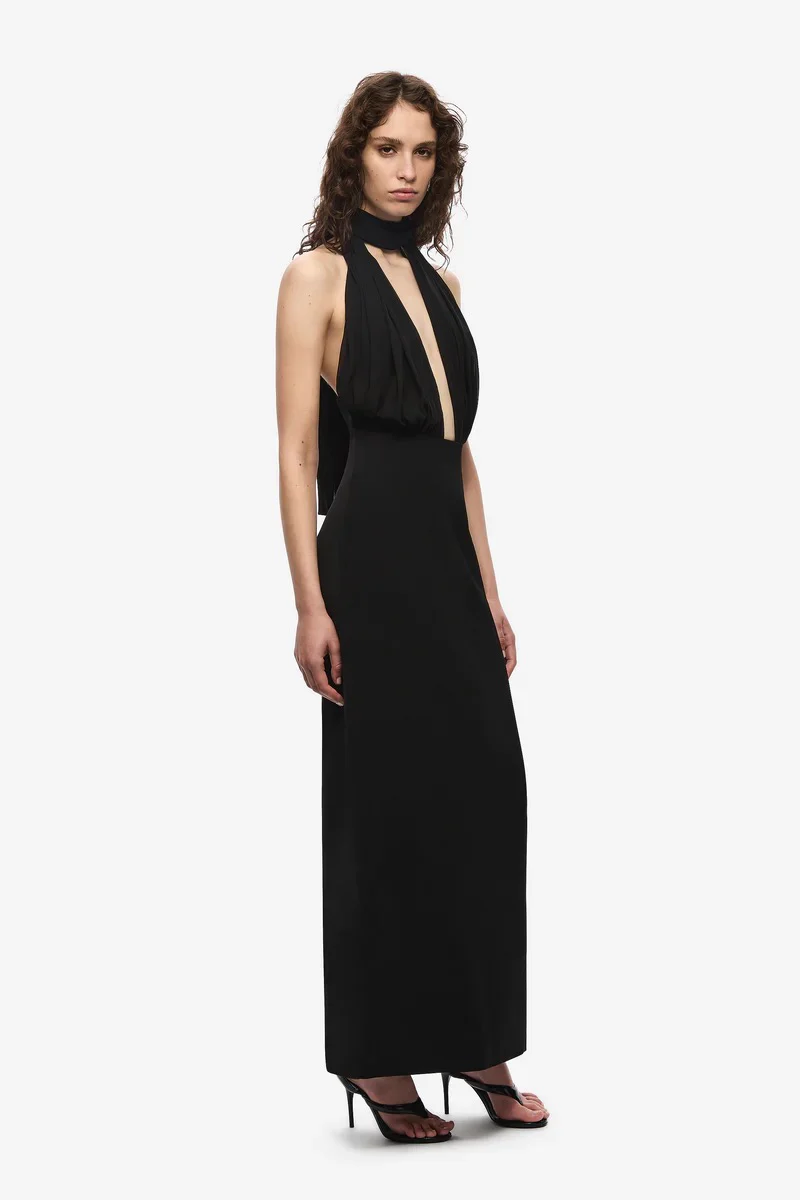 Misha Capezza Silk Dress - Black - Image 2