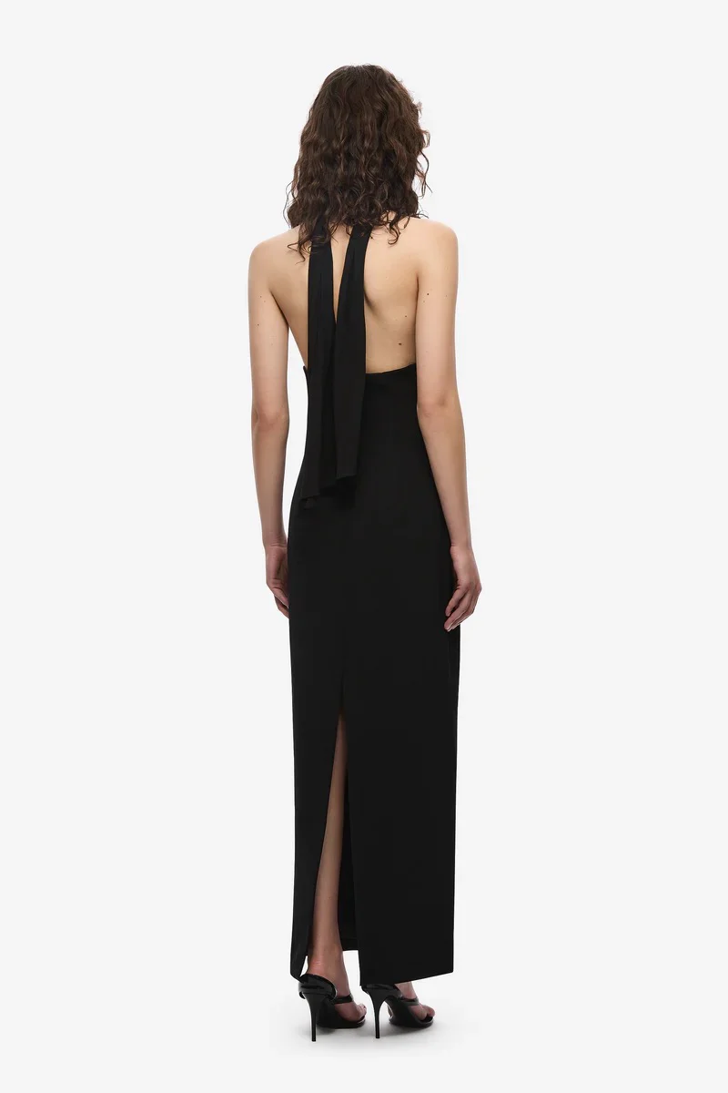 Misha Capezza Silk Dress - Black - Image 4
