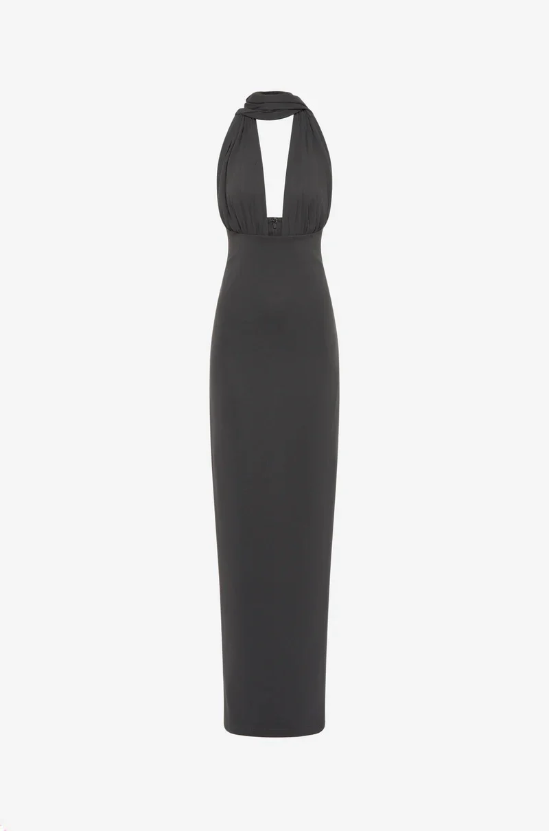 Misha Capezza Silk Dress - Black - Image 5