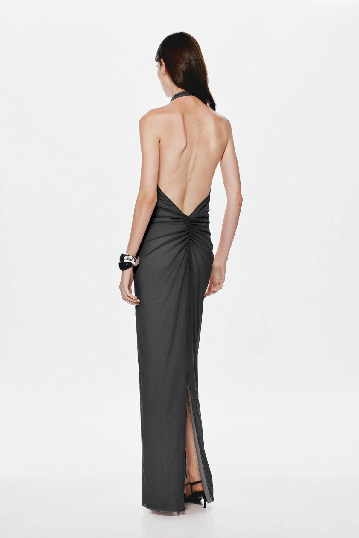 Misha Chroma Two Tone Dress - Grey - Image 5