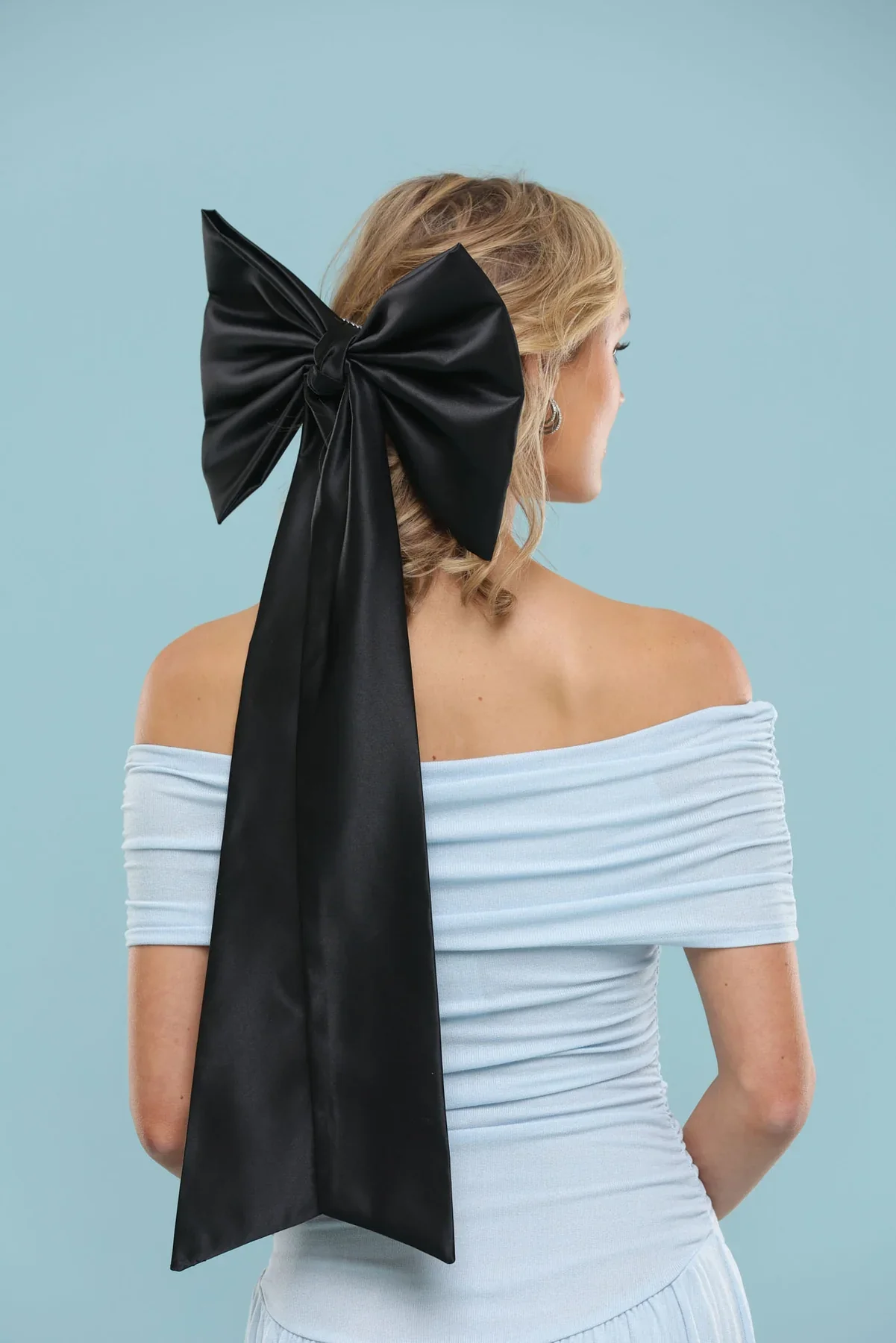 Morgan & Taylor Carmen Oversized Bow - Black - Image 2