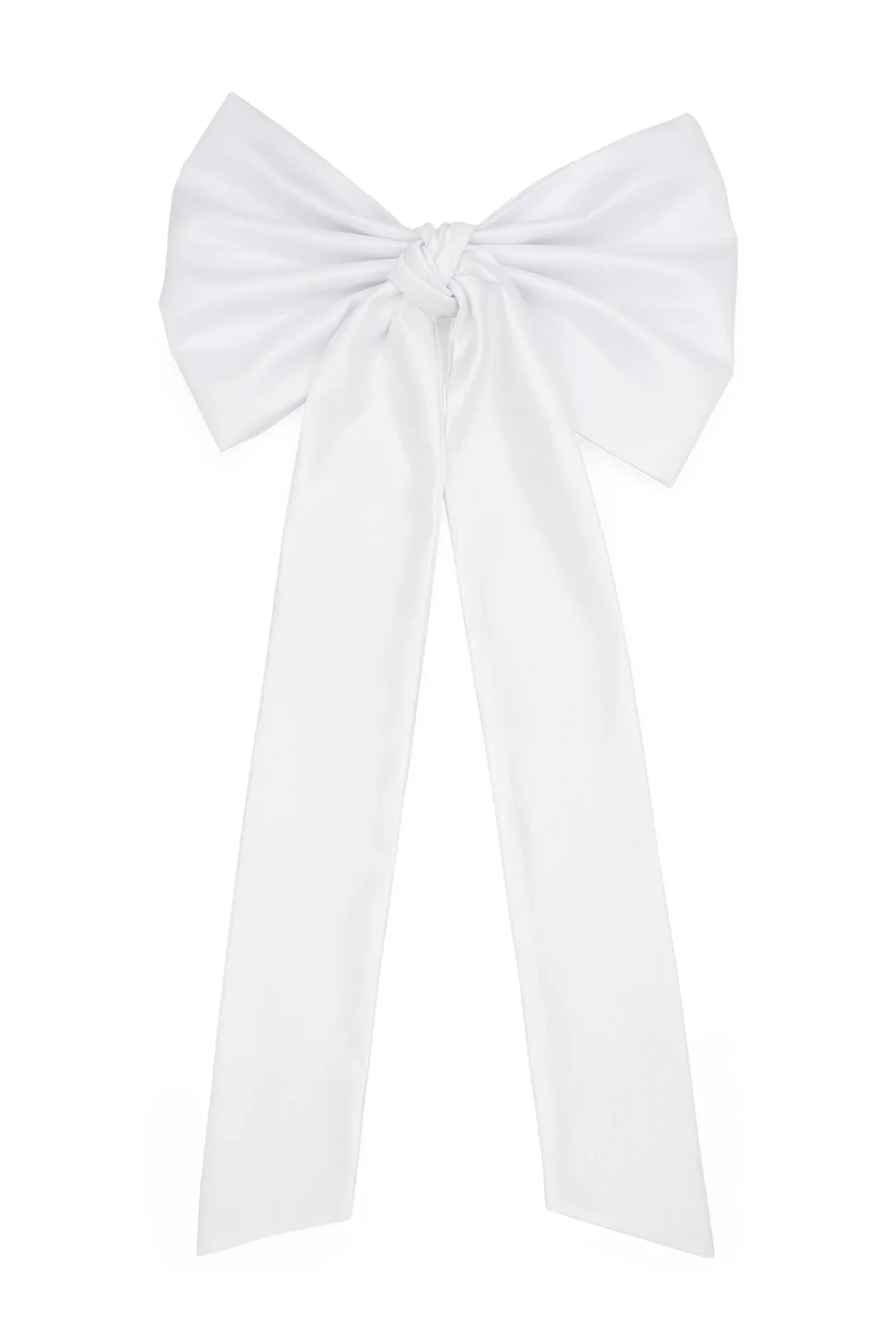 Morgan & Taylor Carmen Oversized Bow - White