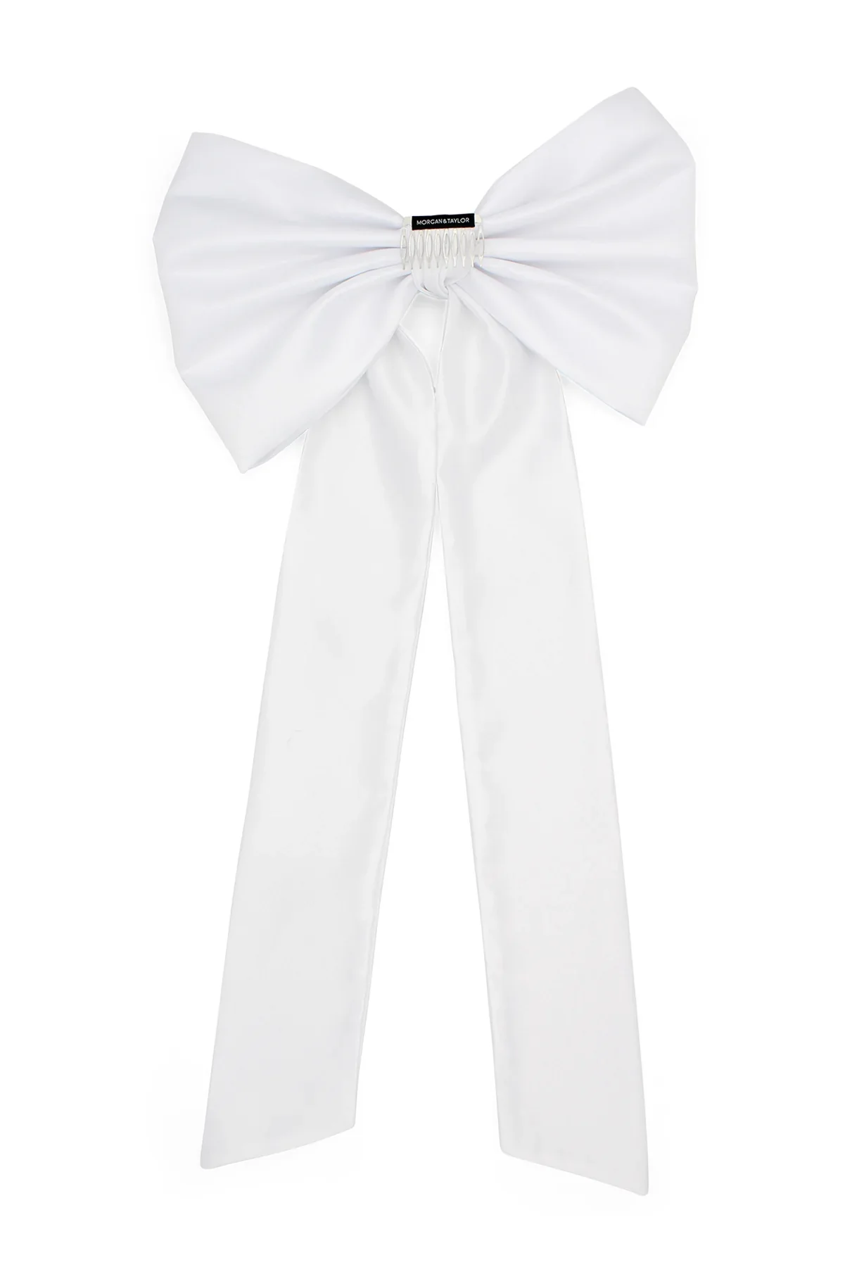 Morgan & Taylor Carmen Oversized Bow - White - Image 4