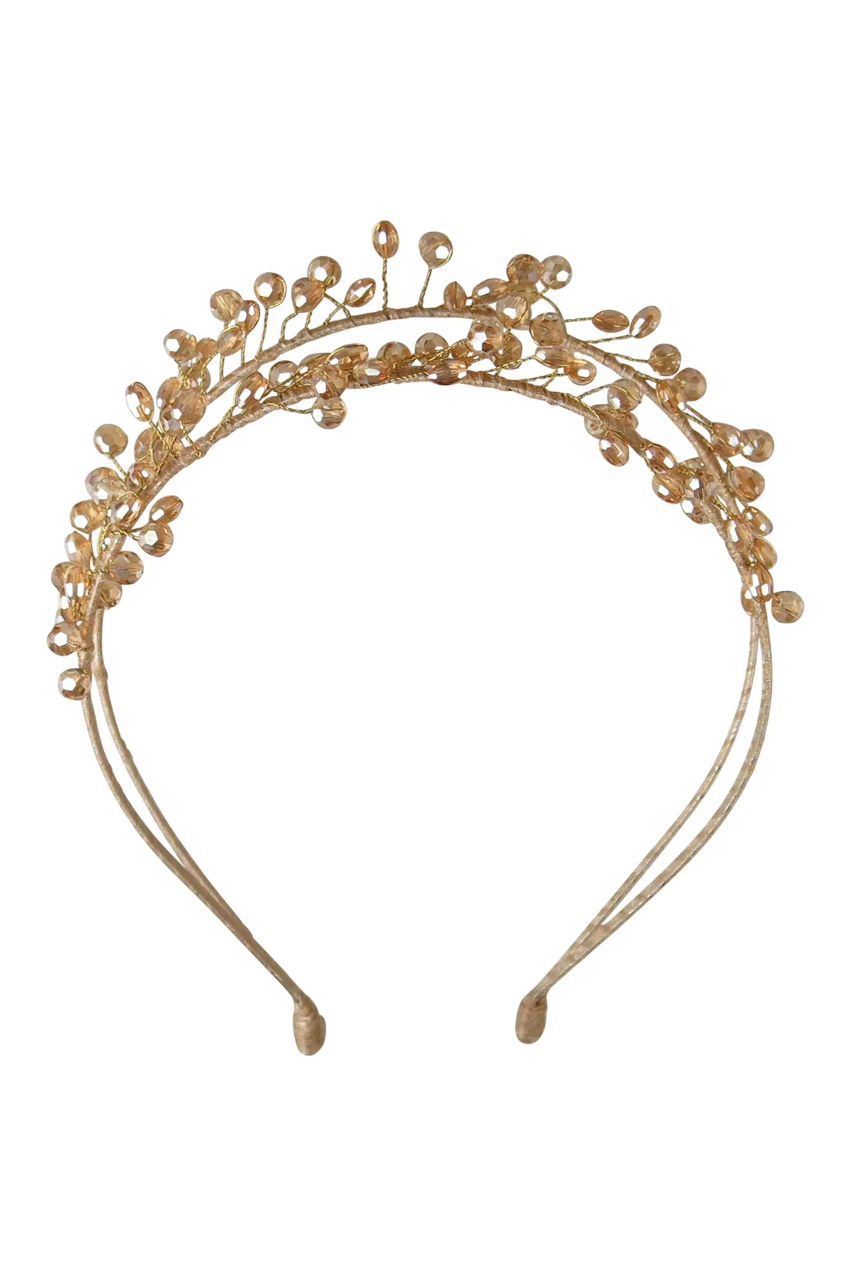 Morgan & Taylor Crystal Headpiece - Gold - Image 8