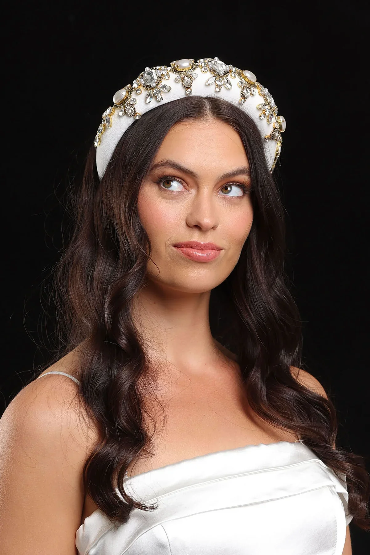Morgan & Taylor Ophelia Headband - White - Image 2