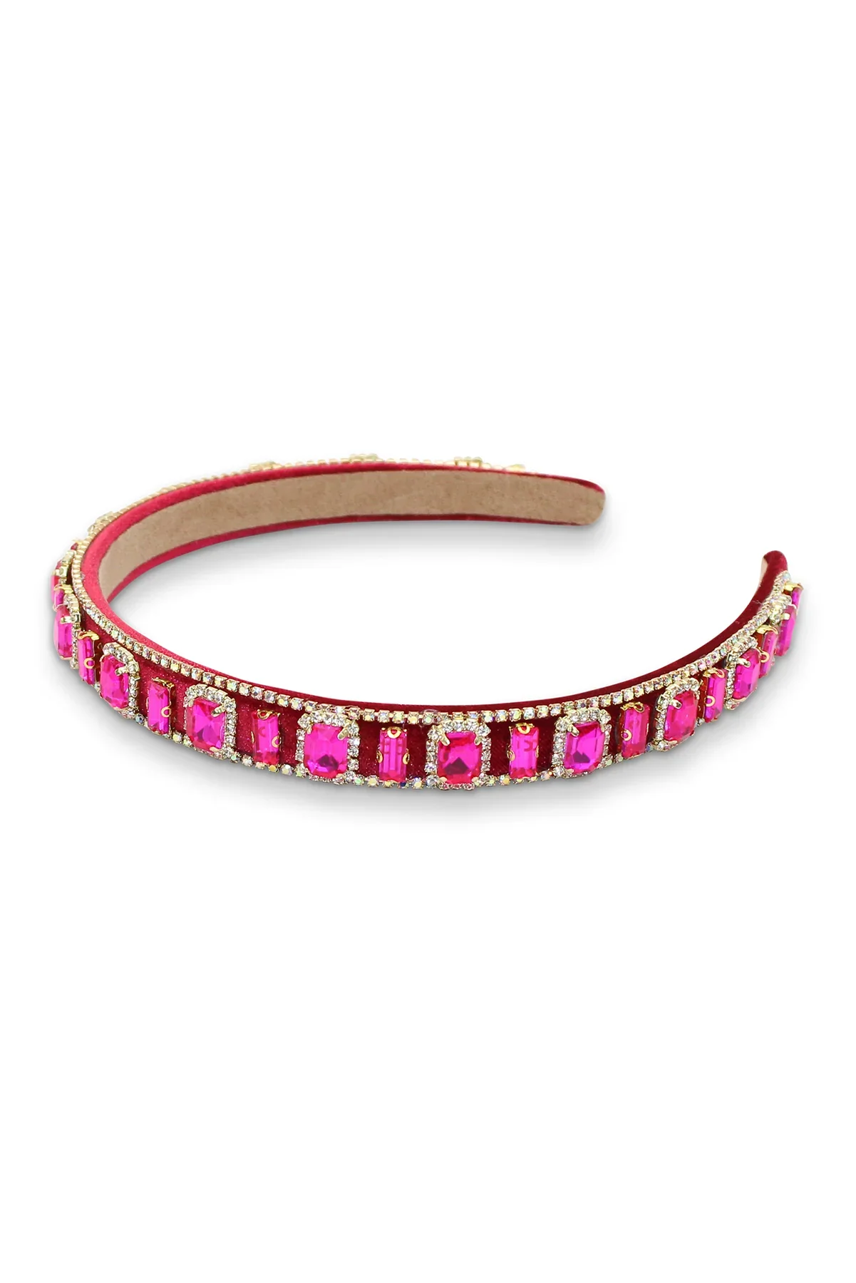 Morgan & Taylor Sabine Headband - Hot Pink - Image 4