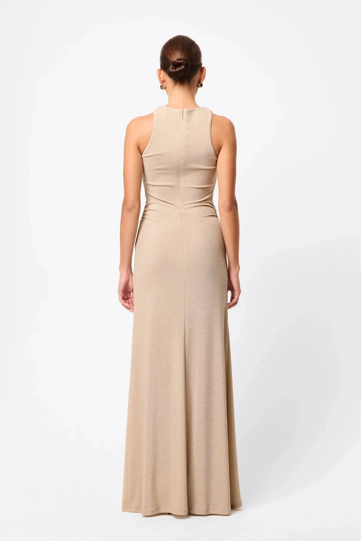 Mossman Adore You Maxi Dress - Gold - Image 4