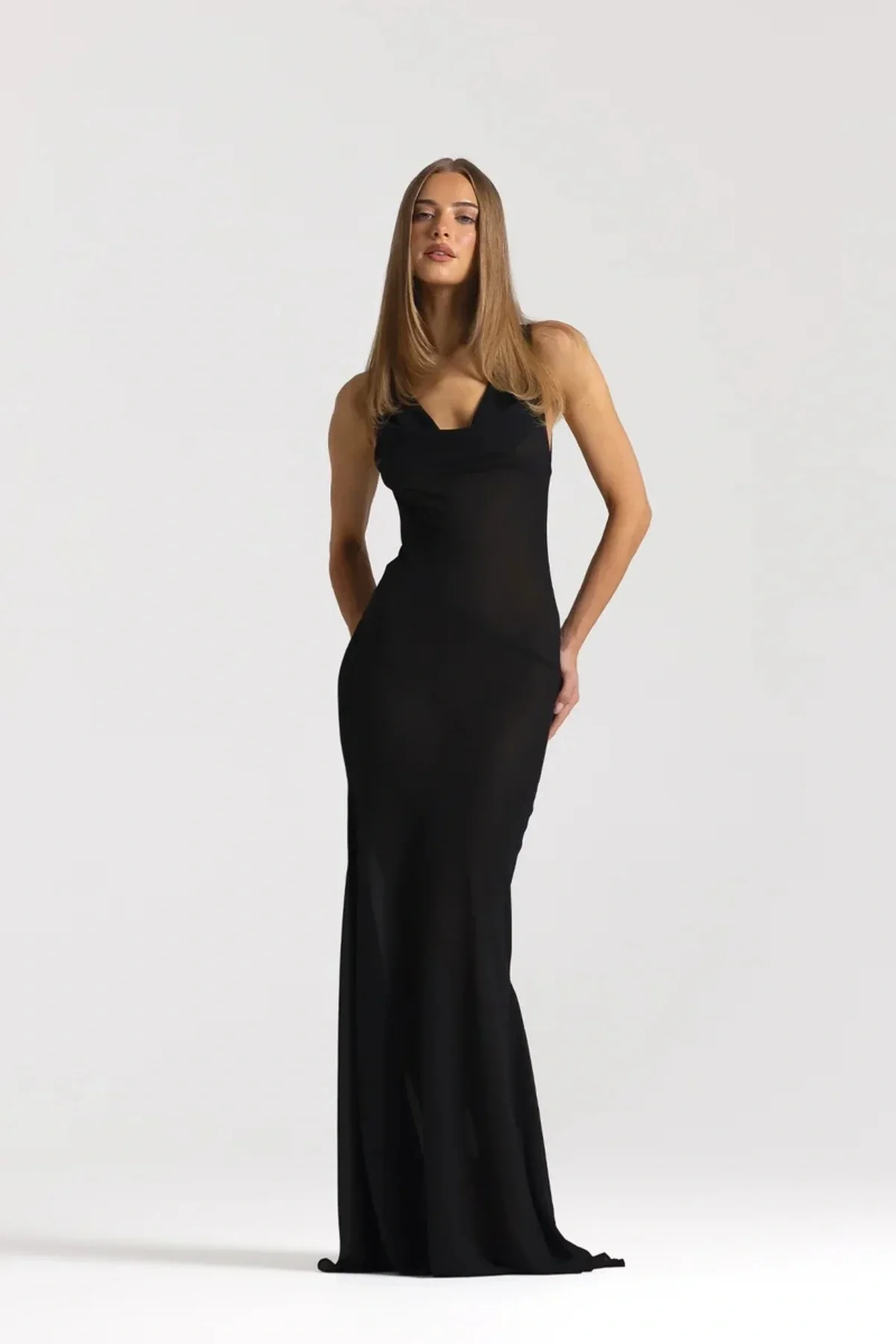 Natalie Rolt Anita Maxi Dress - Black