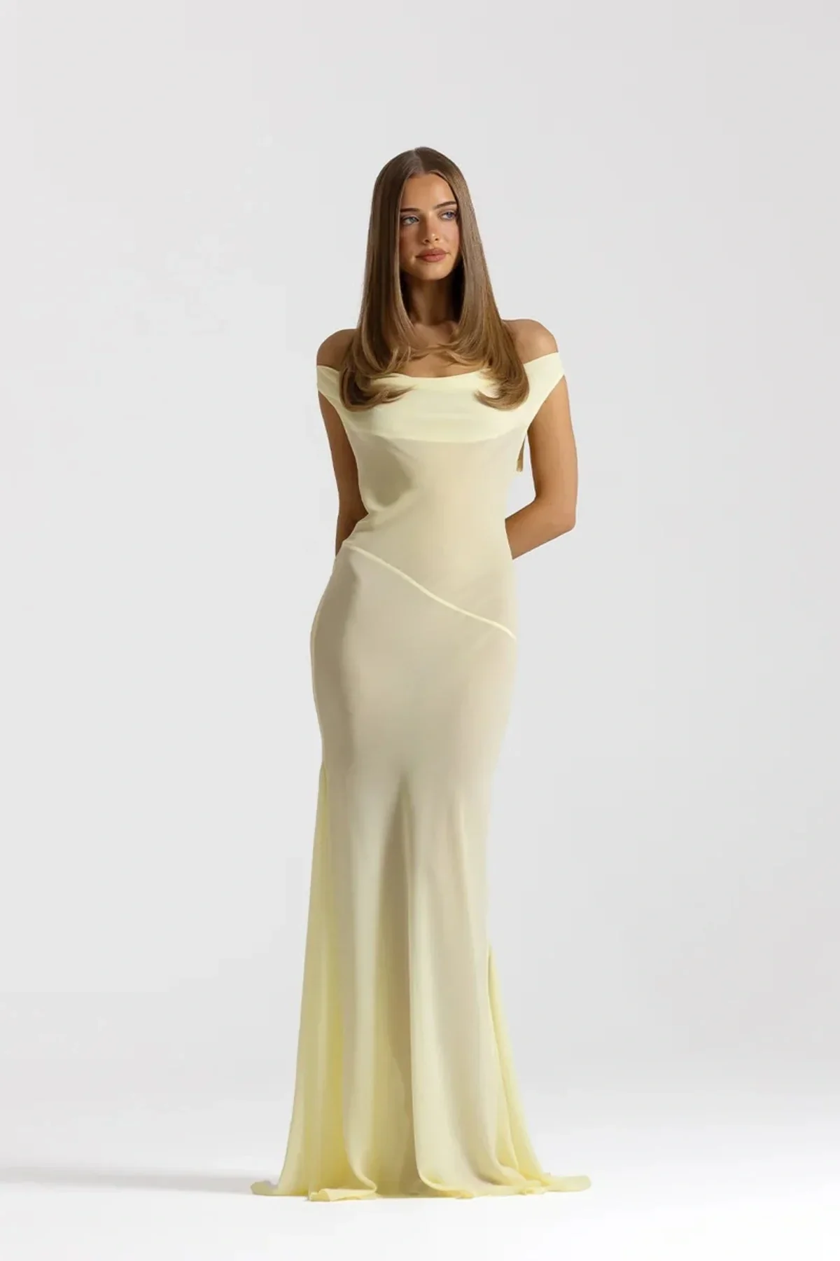 Natalie Rolt Anita Maxi Dress - Butter - Image 2