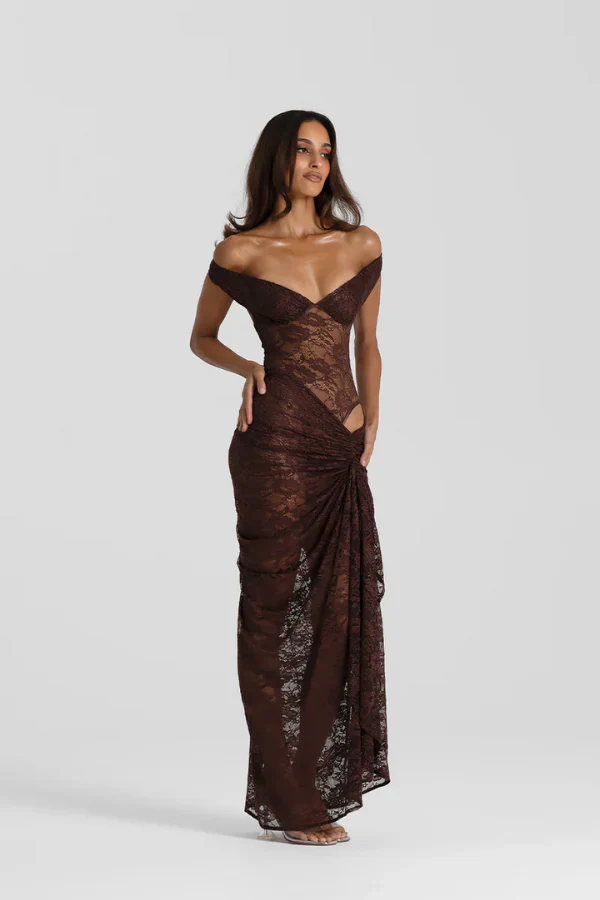Natalie Rolt Aubrey Dress - Espresso - Image 2