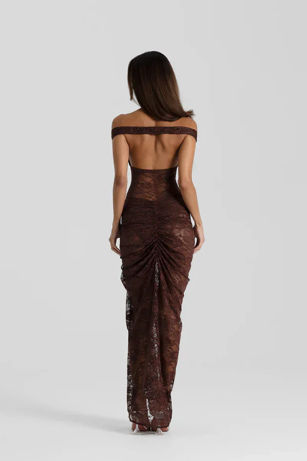 Natalie Rolt Aubrey Dress - Espresso - Image 5