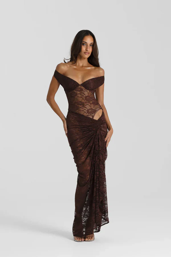 Natalie Rolt Aubrey Dress - Espresso - Image 6