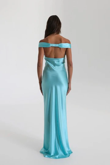 Natalie Rolt Bridget Gown - Turquoise - Image 2