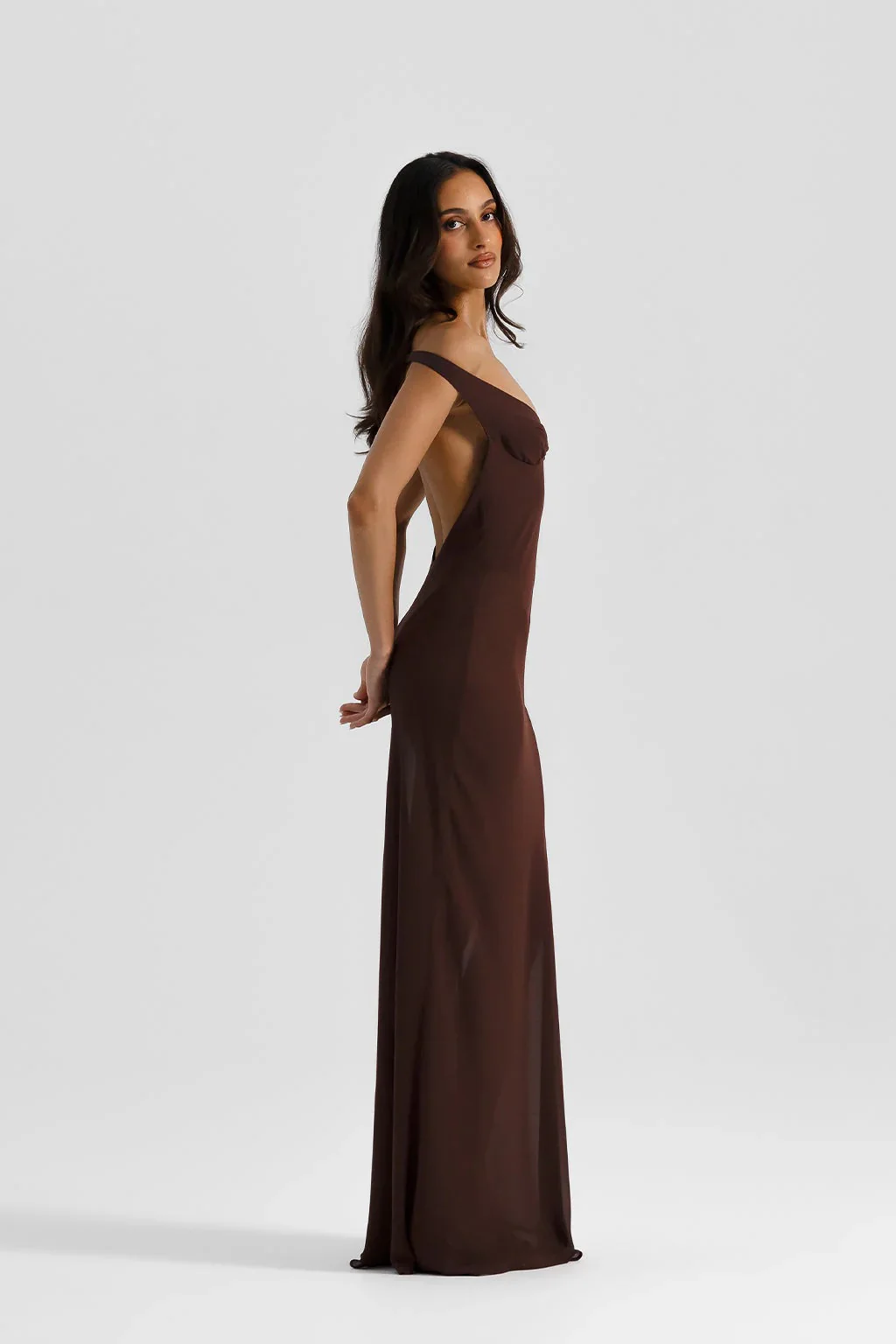 Natalie Rolt Brielle Gown - Espresso - Image 4