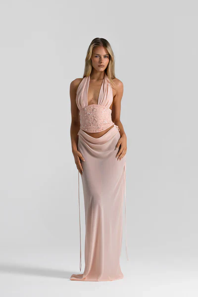 Natalie Rolt Bronte Top - Baby Pink - Image 2