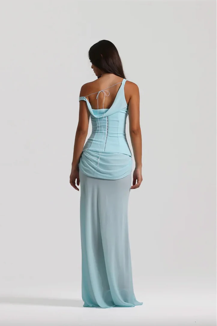 Natalie Rolt Cadence Dress - Baby Blue - Image 3
