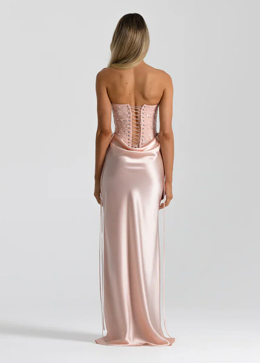 Natalie Rolt Evelyn Maxi Skirt - Baby Pink - Image 2
