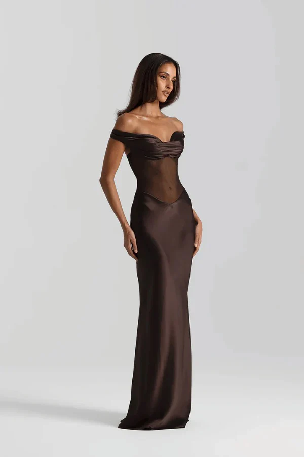 Natalie Rolt Gwyneth Gown - Espresso - Image 2