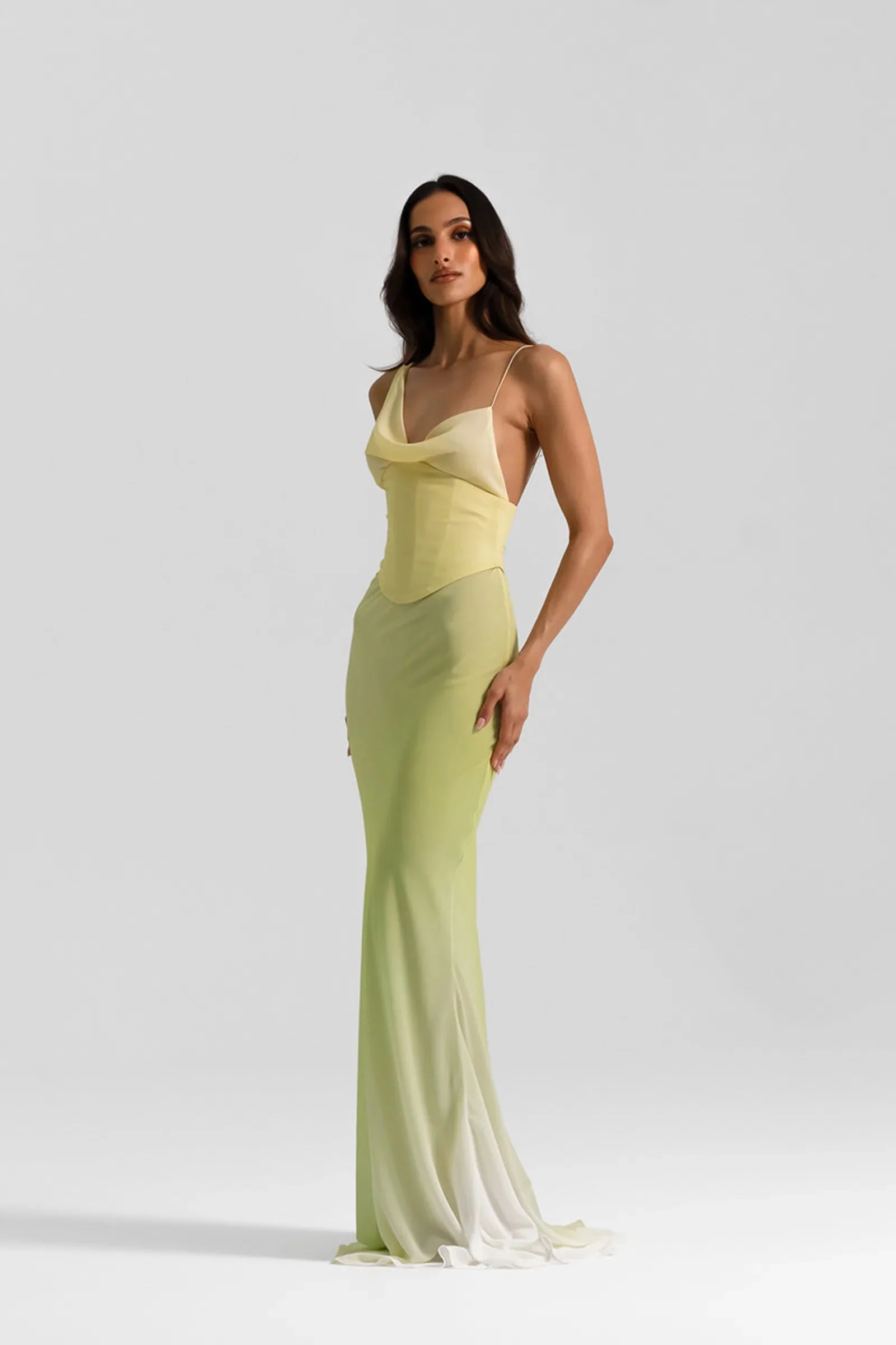 Natalie Rolt Hallie Gown - Citrus - Image 2