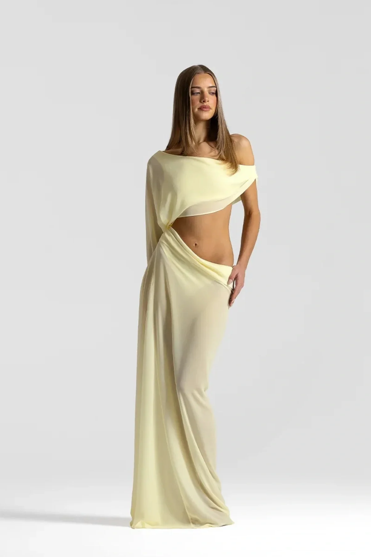 Natalie Rolt Imogen Maxi Dress - Butter