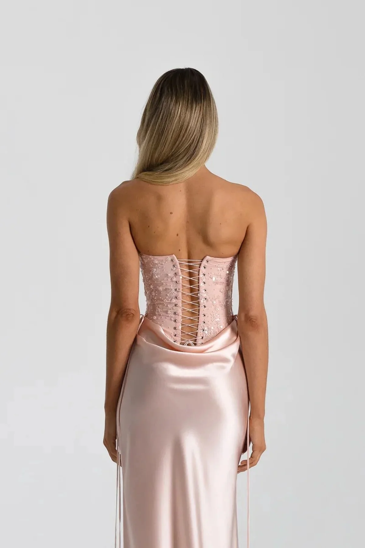 Natalie Rolt Verity Bustier - Baby Pink - Image 3