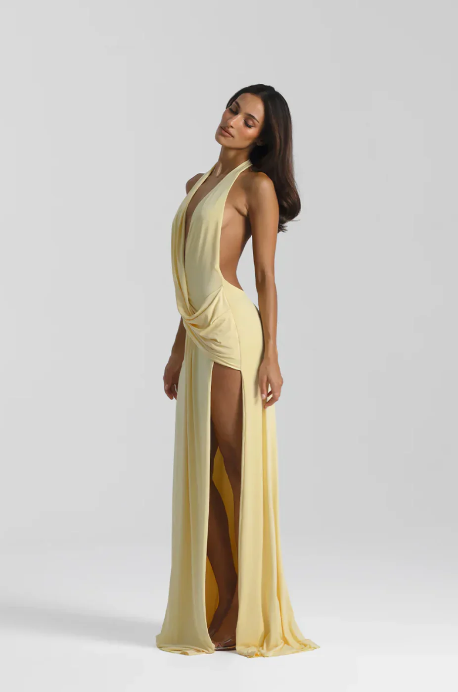 Natalie Rolt Winona Gown - Lemon - Image 2