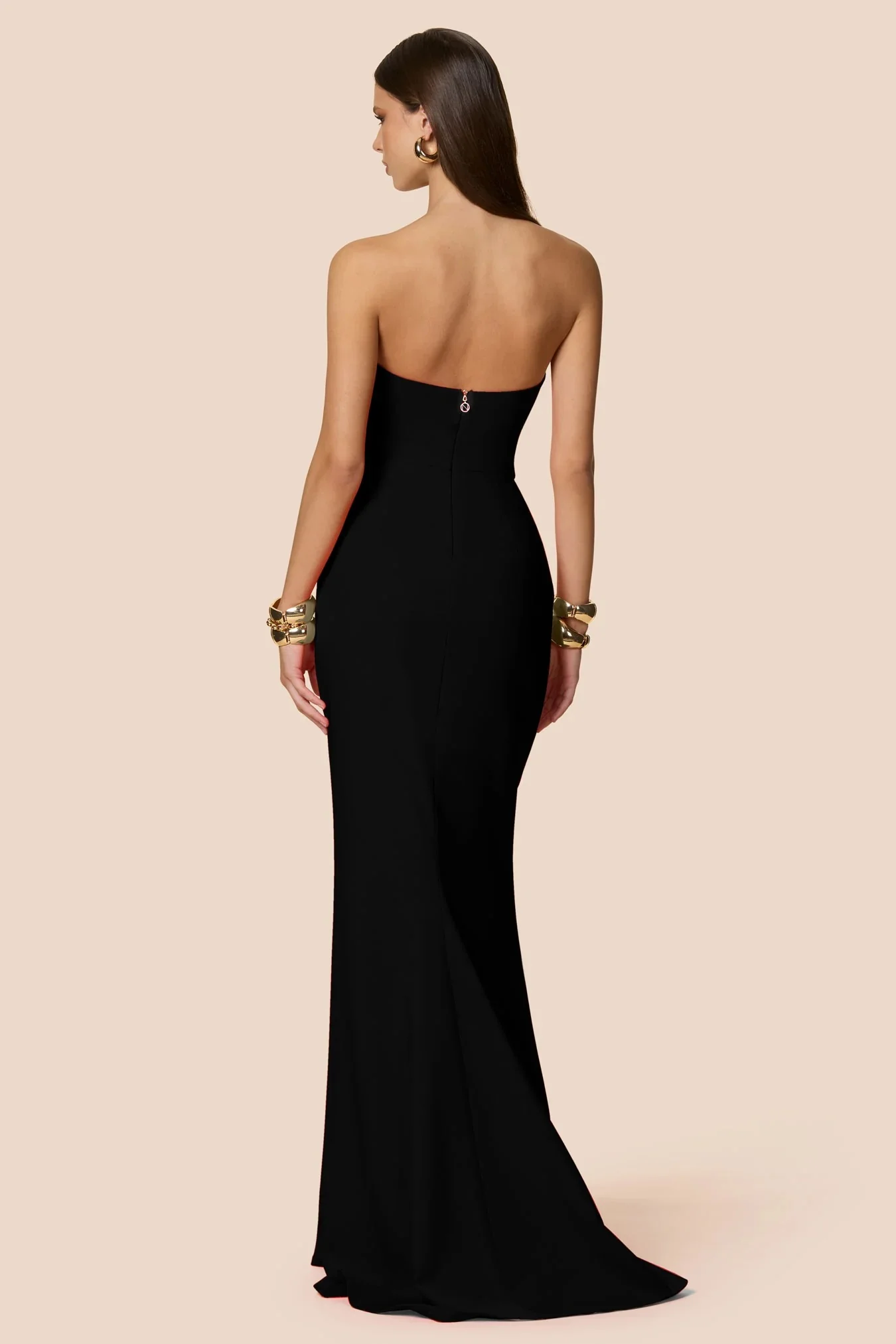 Nookie Aaliyah Strapless Gown - Black - Image 4