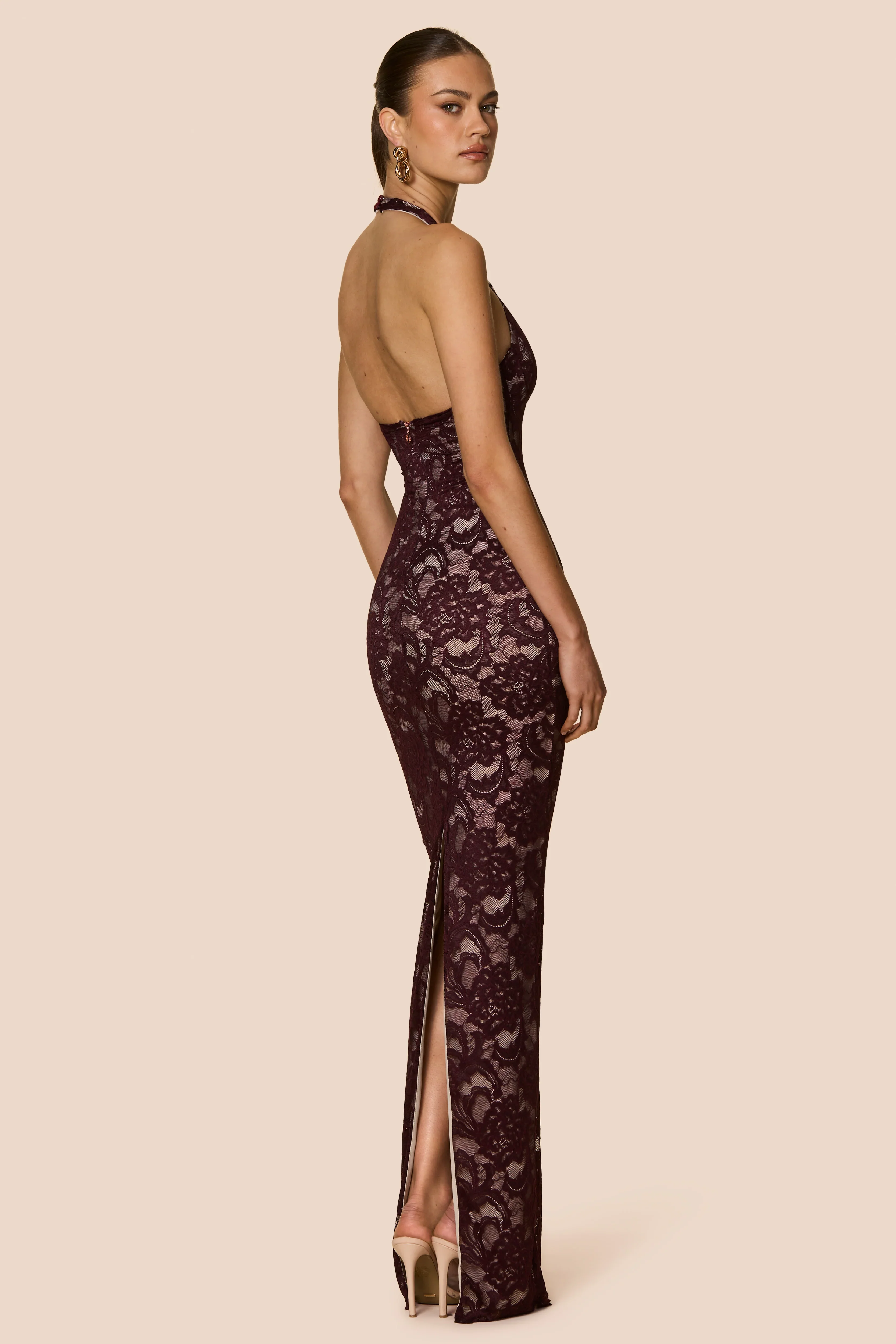 Nookie Alessia Gown - Wine - Image 3