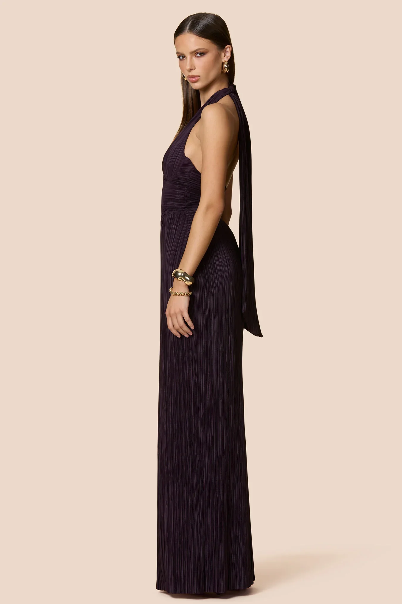 Nookie Belleza Gown - Plum - Image 3