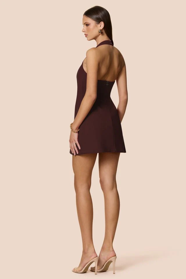 Nookie Kayla Mini Dress - Cocoa - Image 4