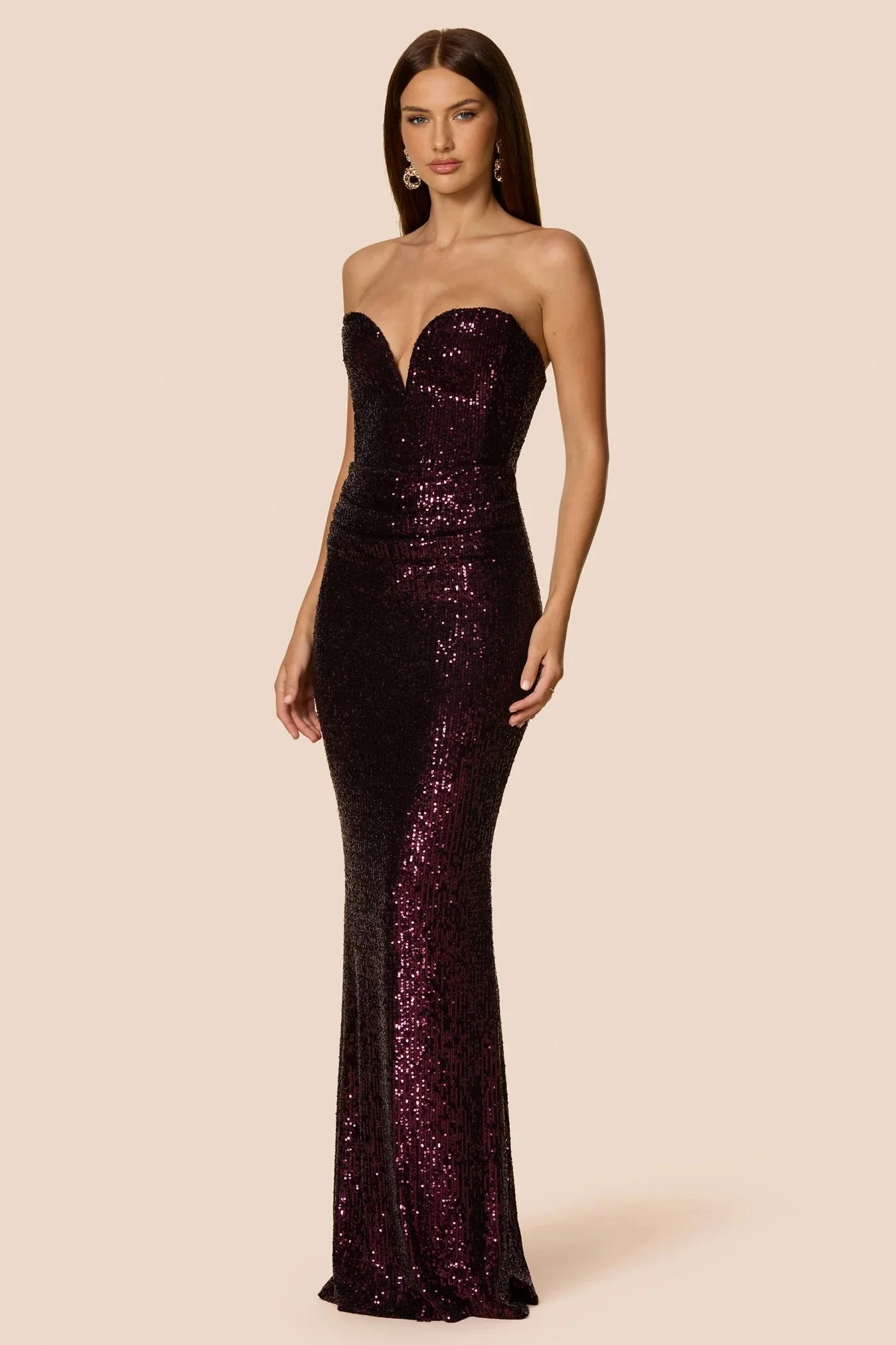 Nookie Dante Maxi Dress - Boysenberry - Image 2