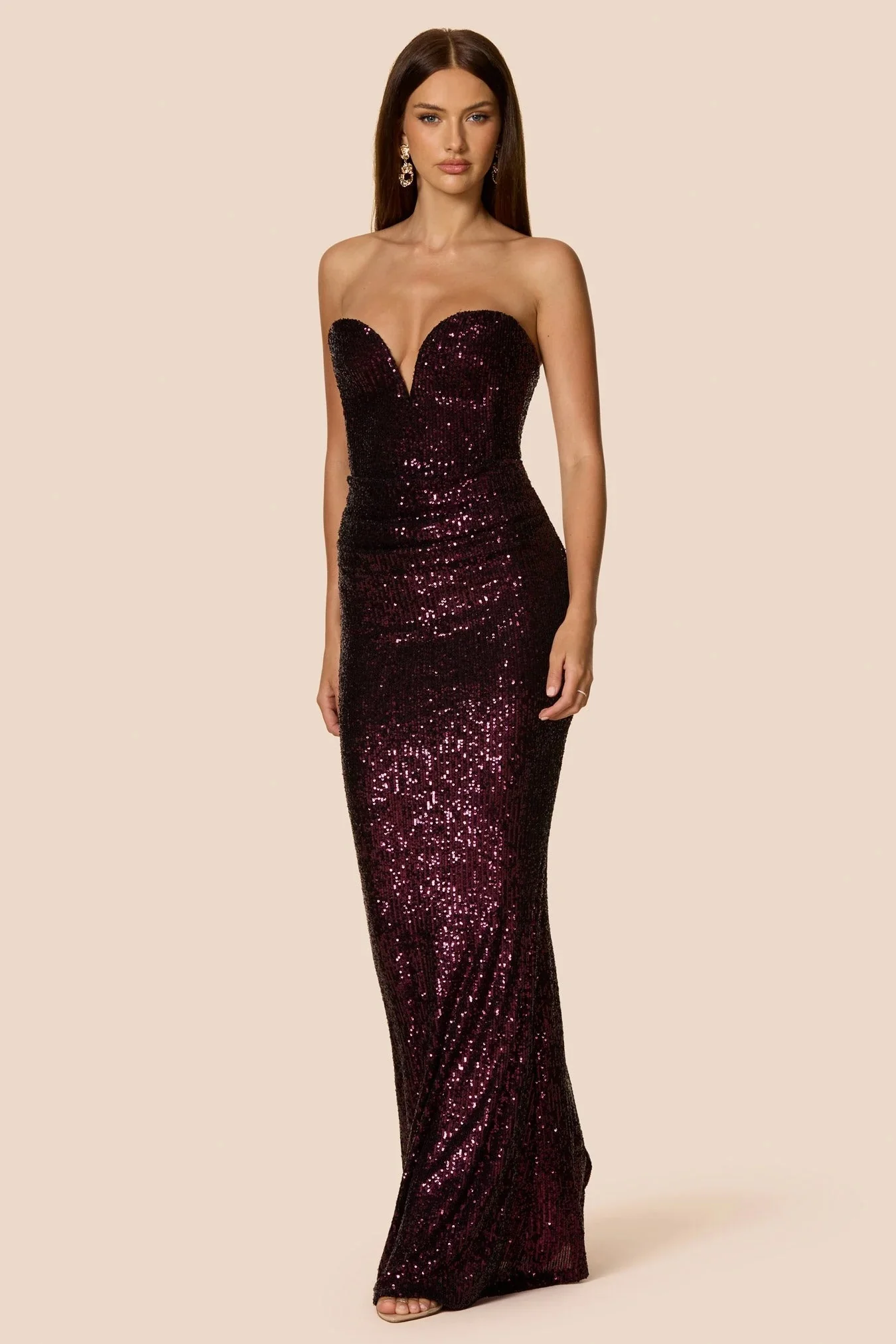 Nookie Dante Maxi Dress - Boysenberry - Image 4