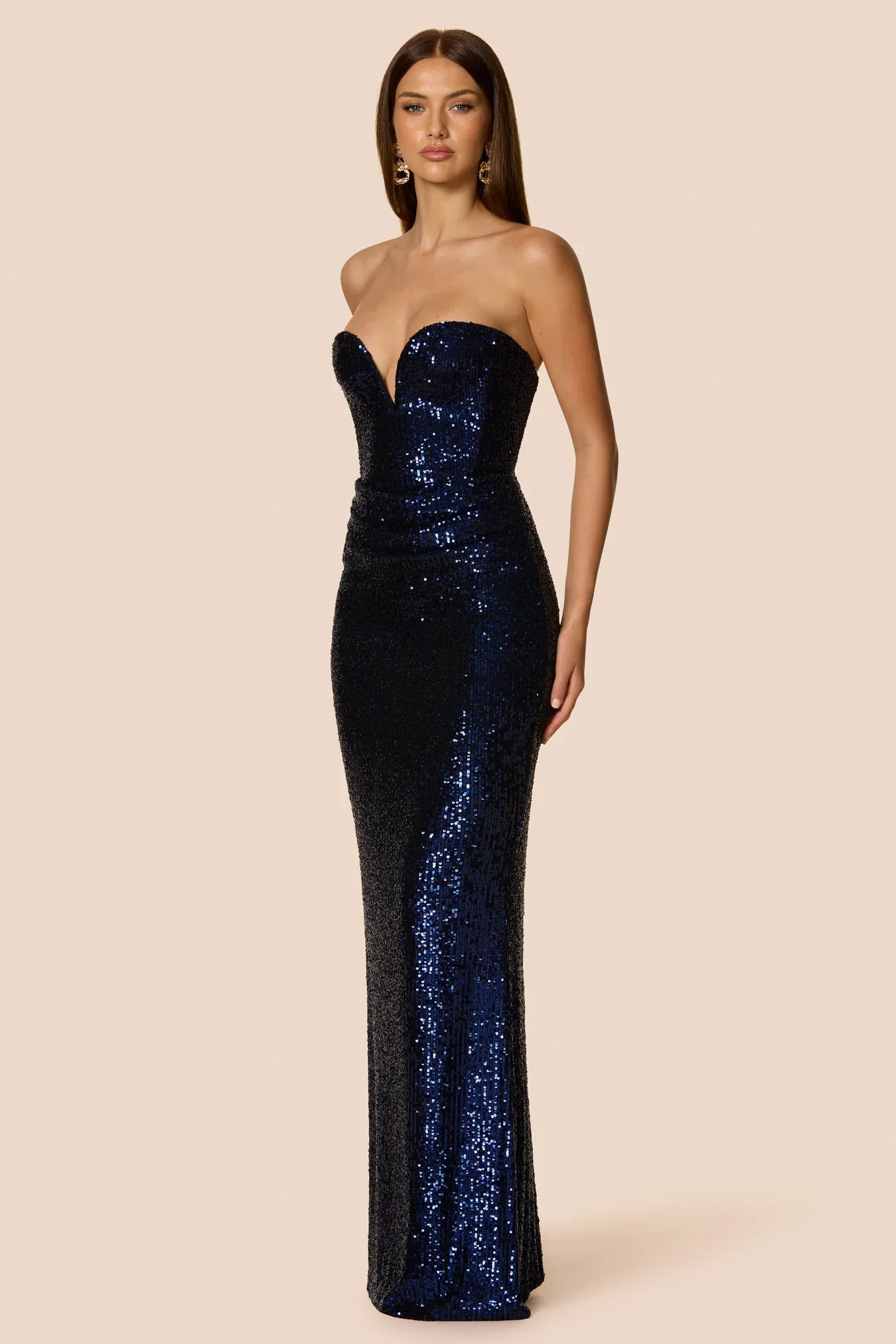 Nookie Dante Maxi Dress - Sapphire - Image 2