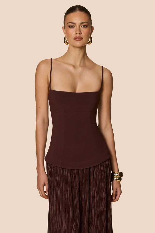 Nookie Darling Maxi Dress - Chocolate - Image 2
