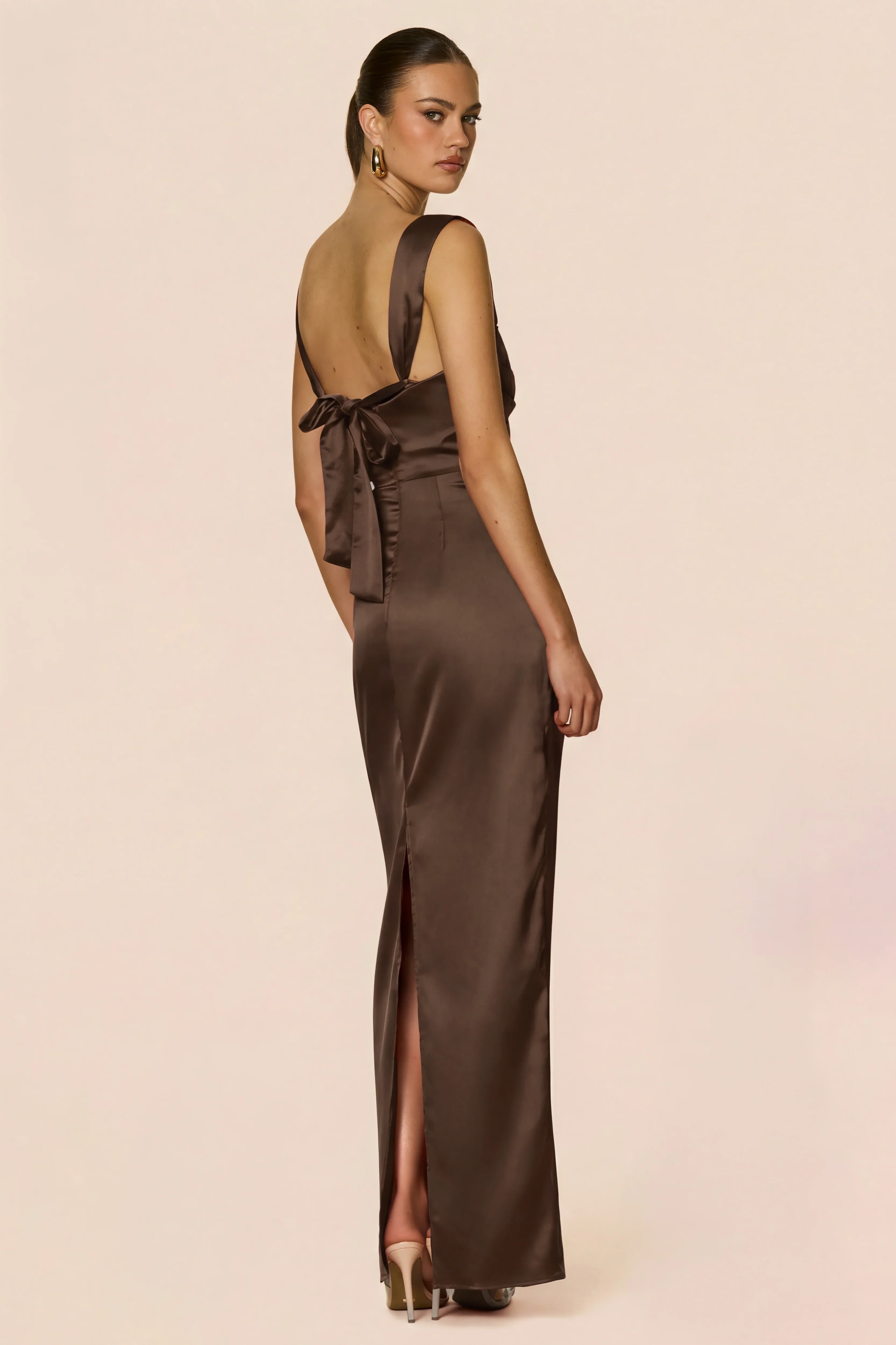 Nookie Dream Gown - Chocolate - Image 3