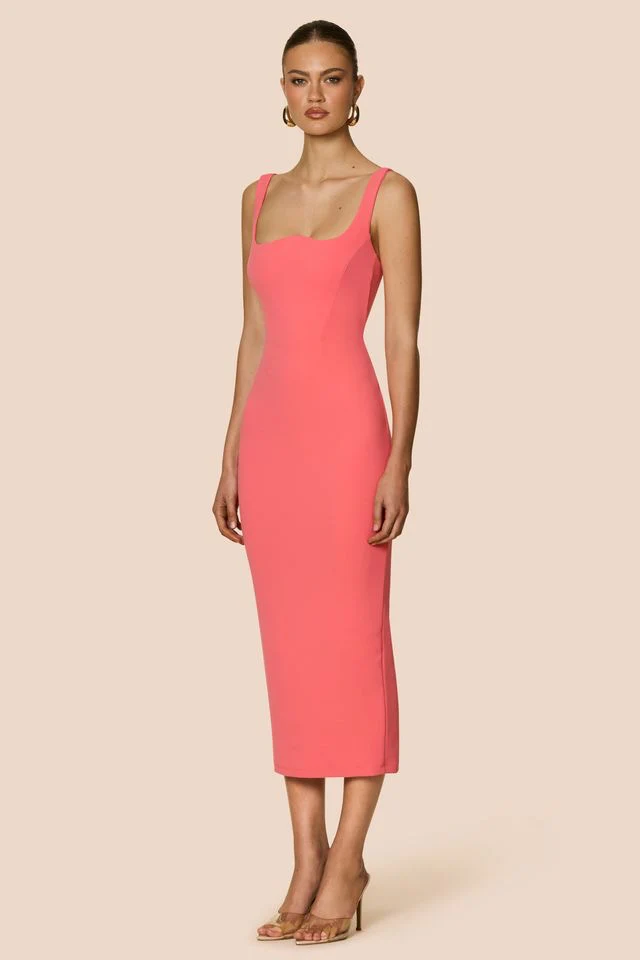 Nookie Elle Midi Dress - Pink - Image 2