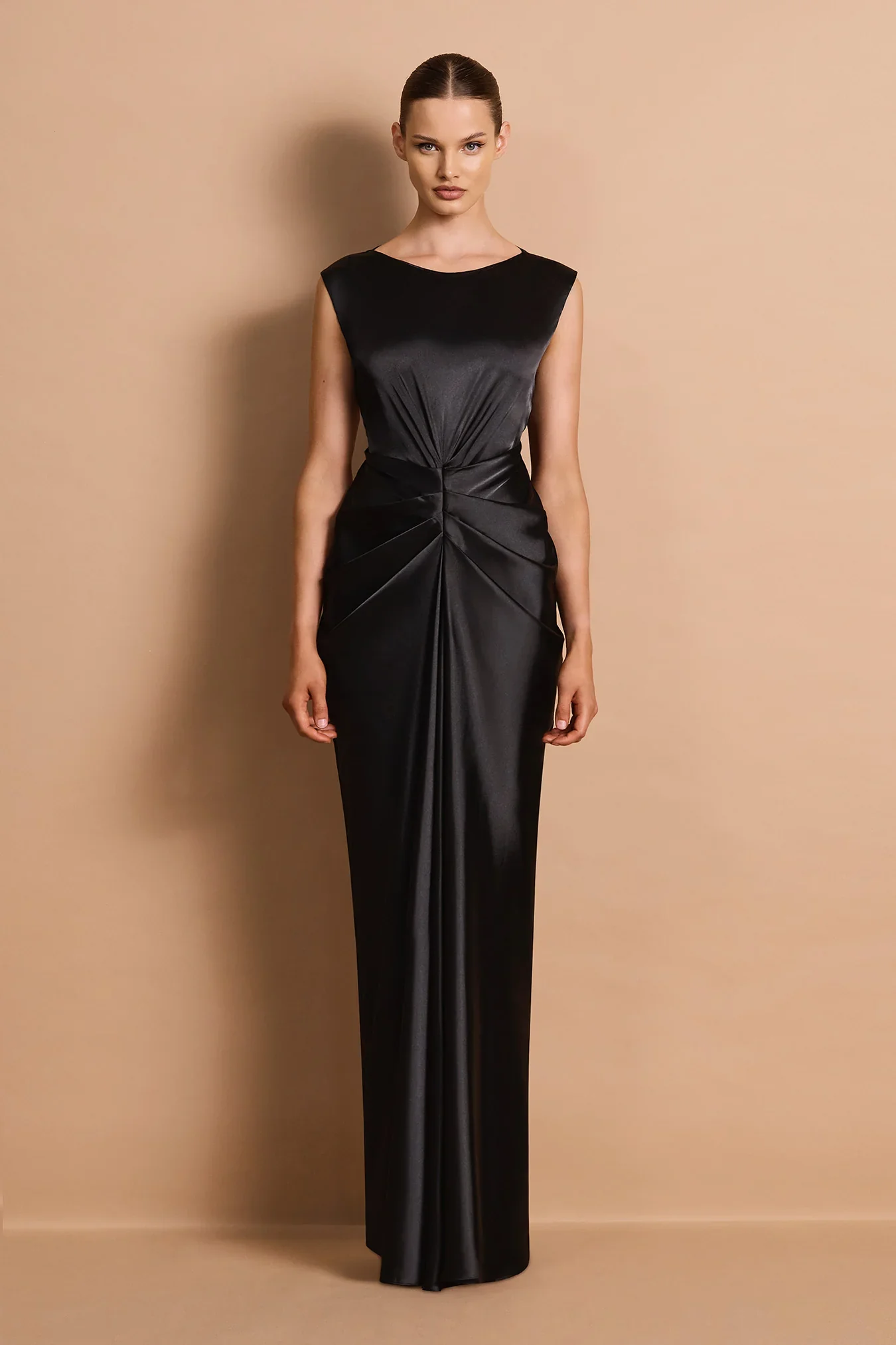 Nookie Harlow High Neck Maxi Dress - Black
