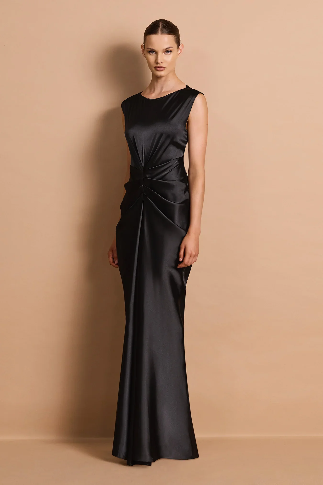 Nookie Harlow High Neck Maxi Dress - Black - Image 2