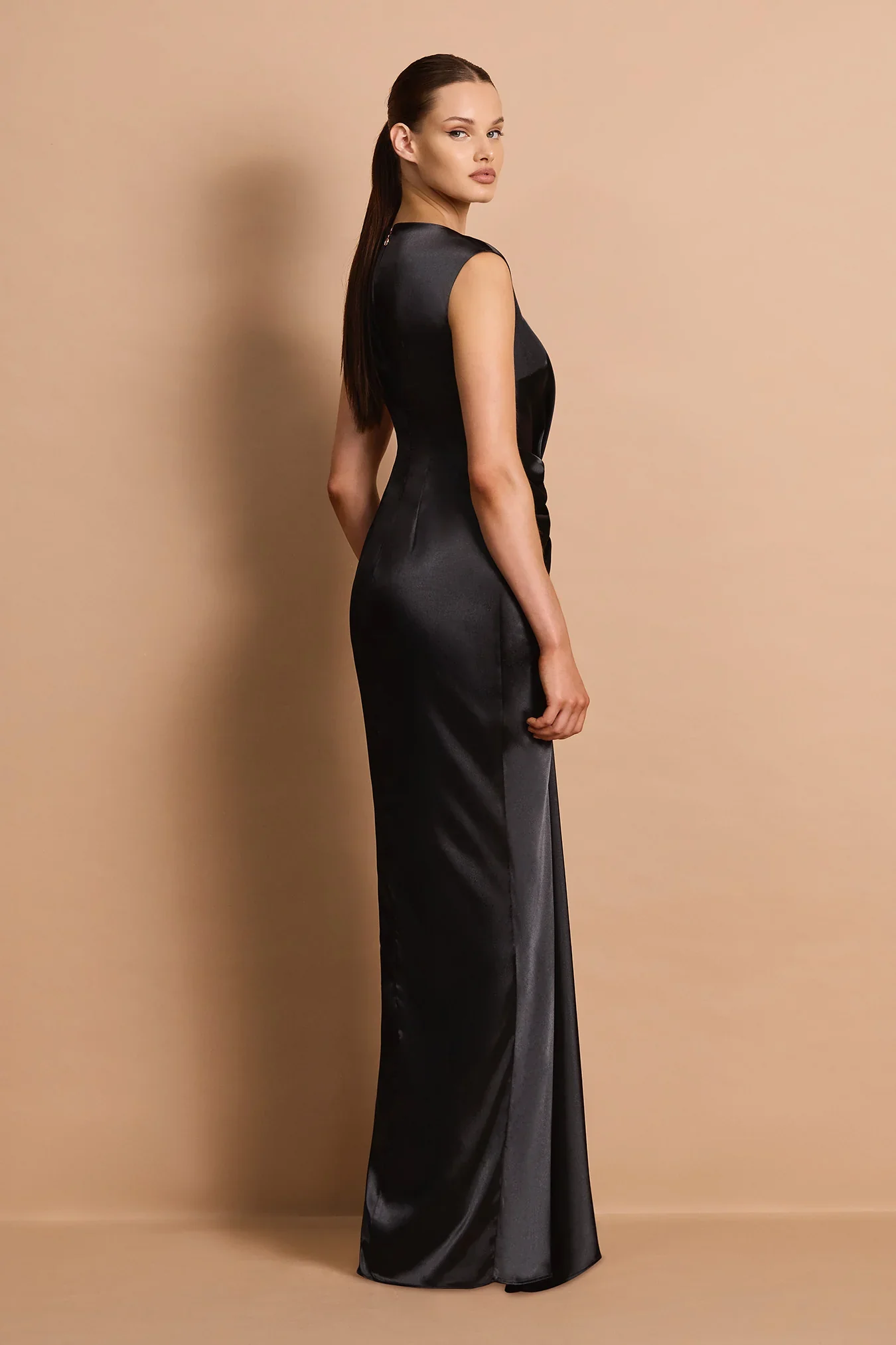 Nookie Harlow High Neck Maxi Dress - Black - Image 3