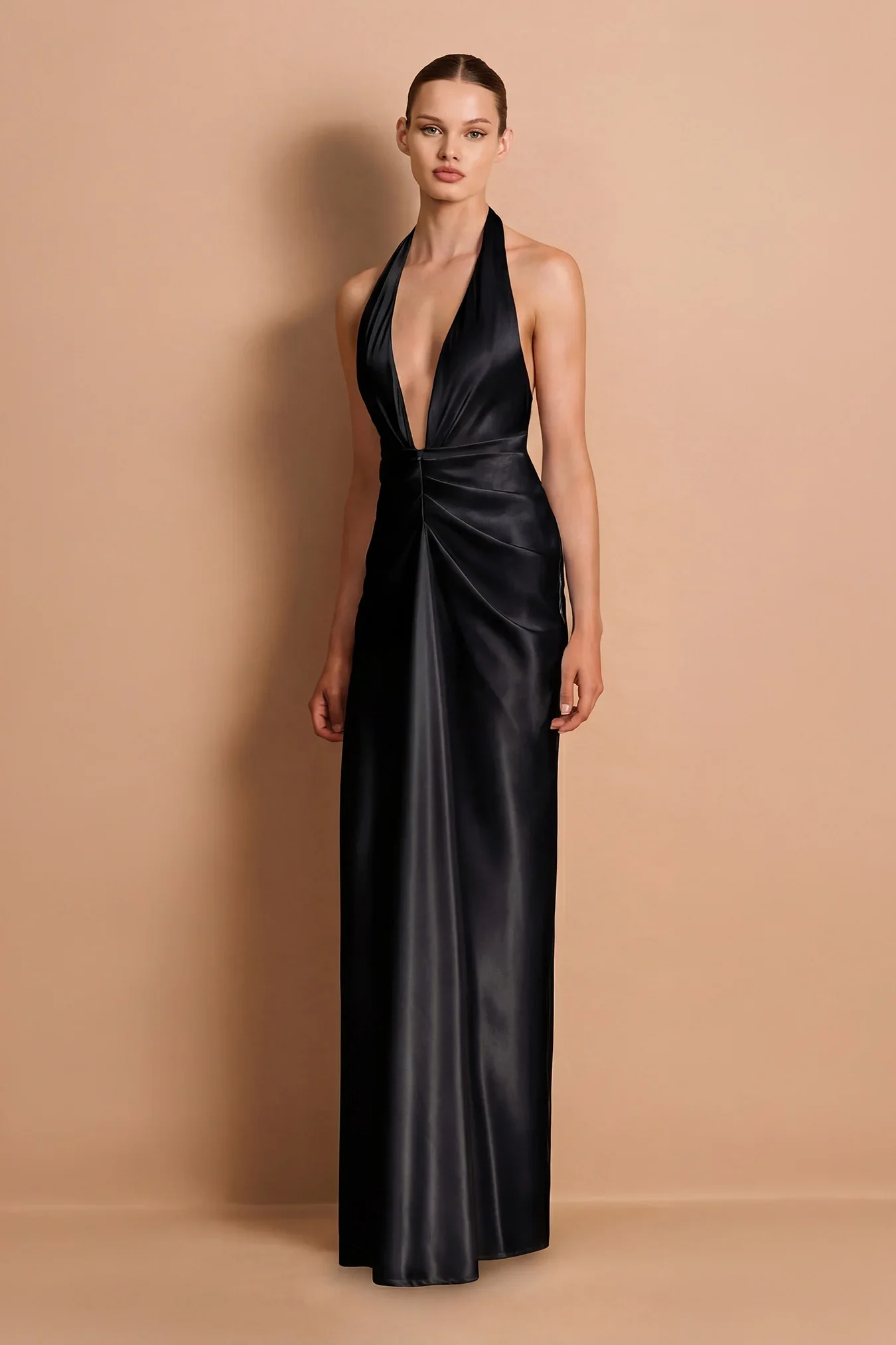 Nookie Harlow Plunge Gown - Black - Image 2