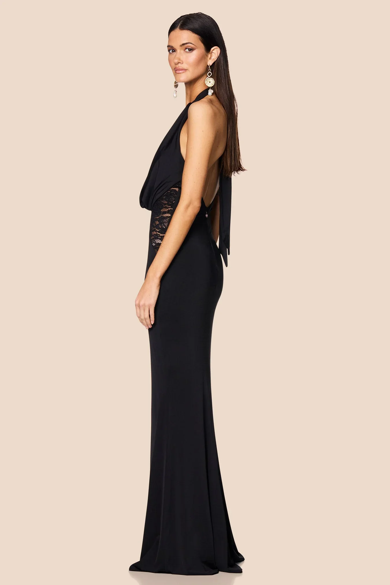 Nookie Lala Gown - Black - Image 3