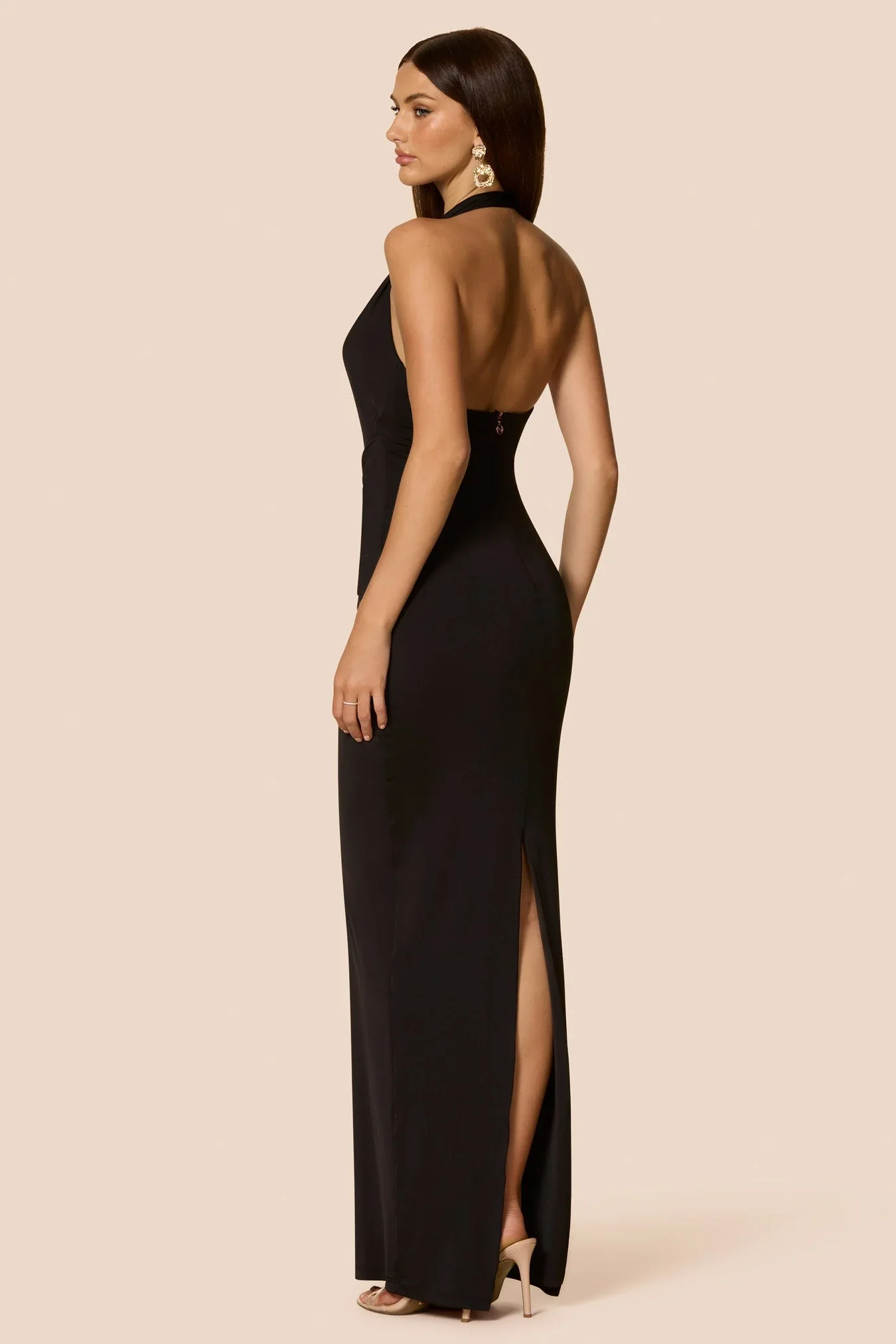 Nookie Leonie Halter Maxi Dress - Black - Image 3